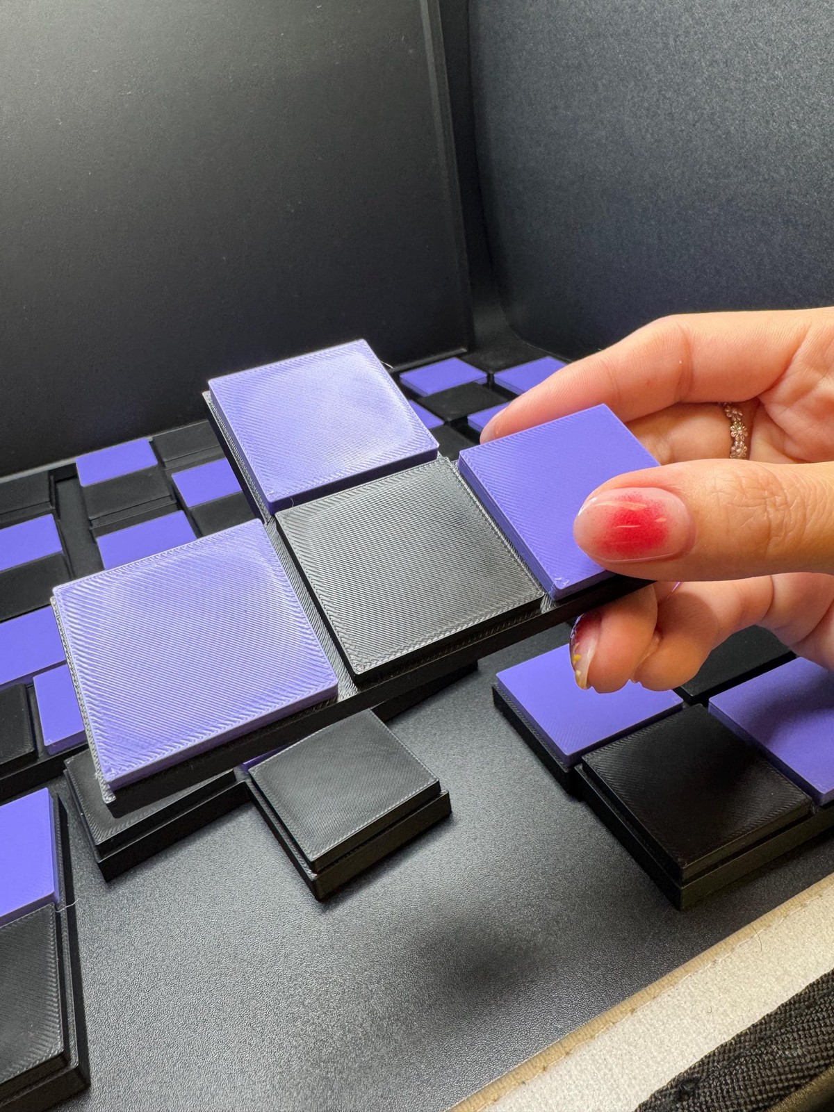 Checkerboard Dissection Puzzle by Sam Loyd