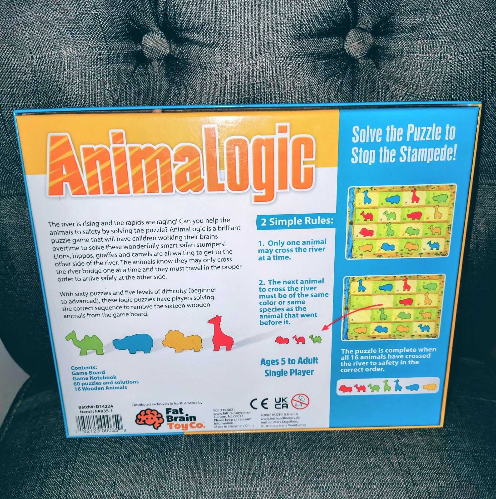 New ANIMALOGIC Solve the Puzzle to Stop the Stampede Game
