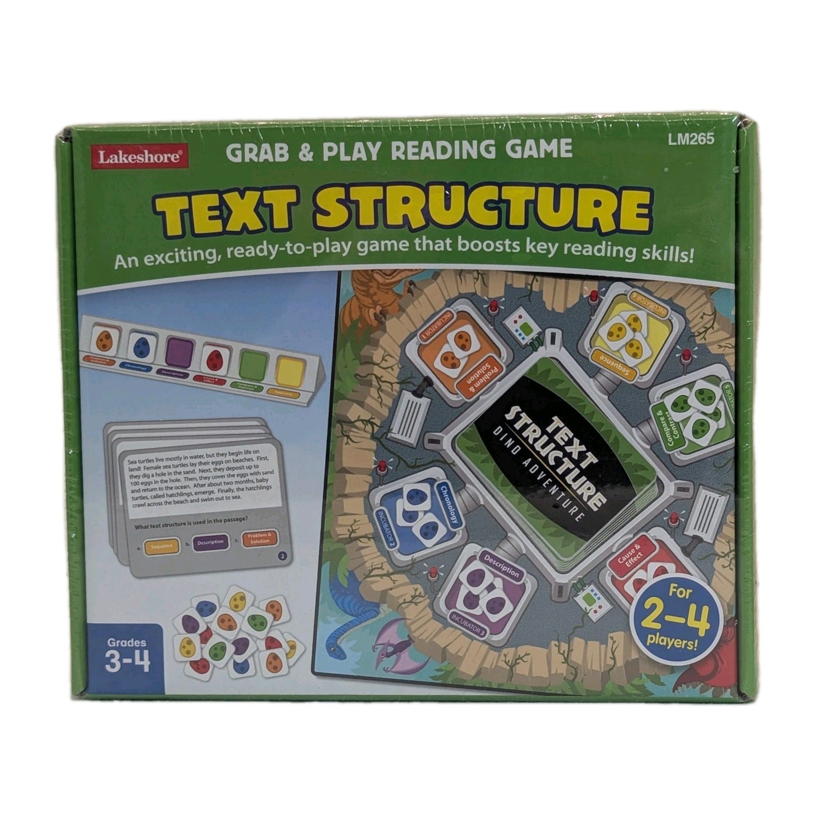 Lakeshore Text Structure Grab & Play Game – Gr. 3-4 LM265