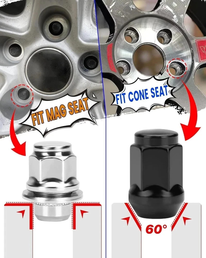 M12x1.5 Lug Nuts Fit for Toyota Tacoma Tundra 4Runner Sequoia FJ Cruiser Land…
