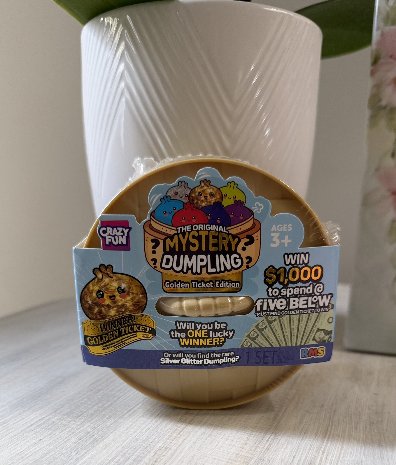 RARE Viral 🔥 Five Below Golden Ticket Mystery Dumpling! Sealed!!