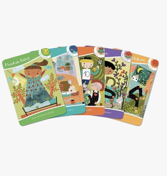 Barefoot Books Yoga Activity Cards for Kids & Mindful Kids Activity Card Set