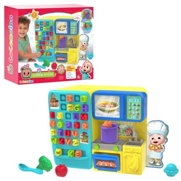 CoComelon Learning Kitchen, Learning & Education 34 Piece Kids Toy Playset NEW
