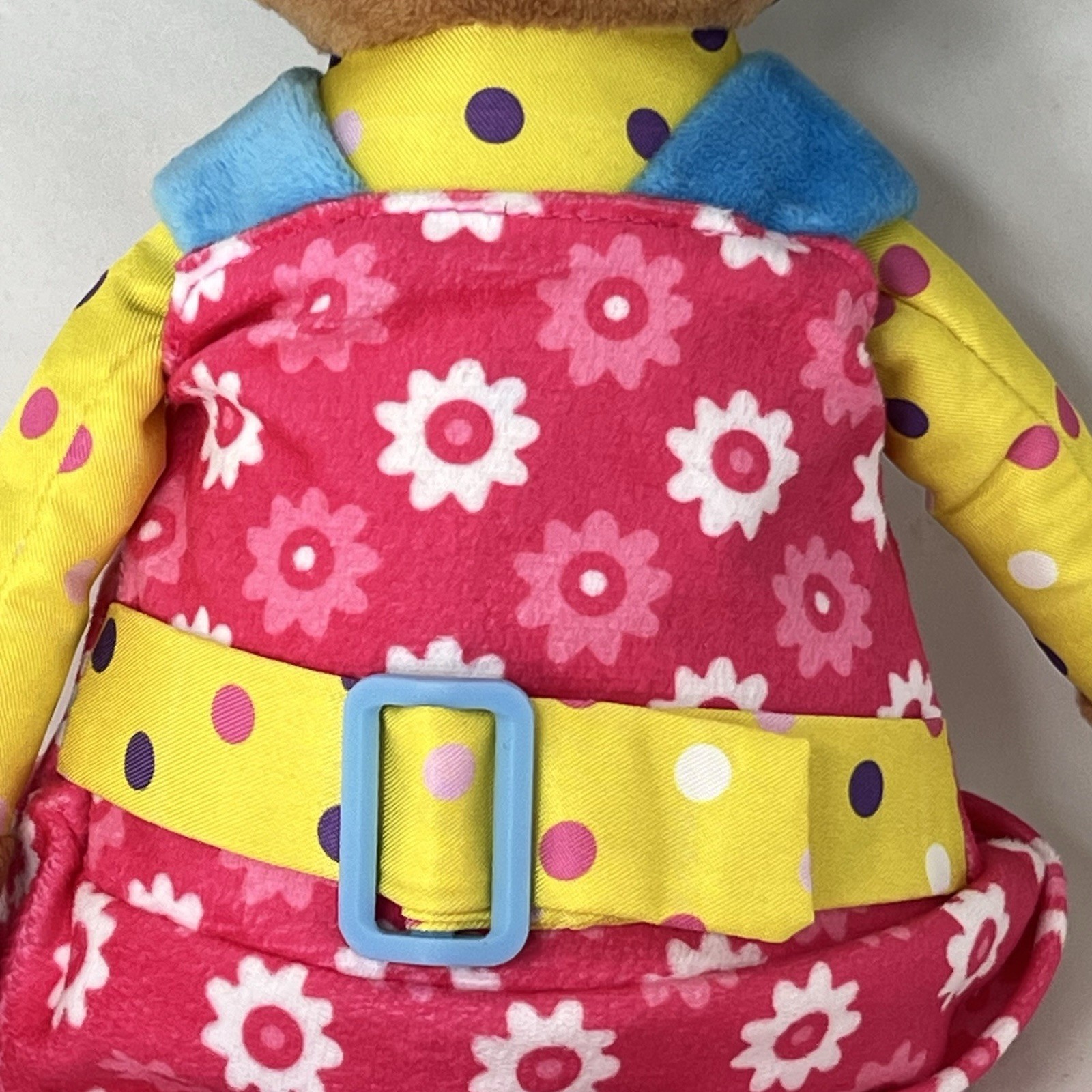 Snuggle Stuff Learn to Dress Plush Doll for Toddlers 15” Sugar Snap Montessori