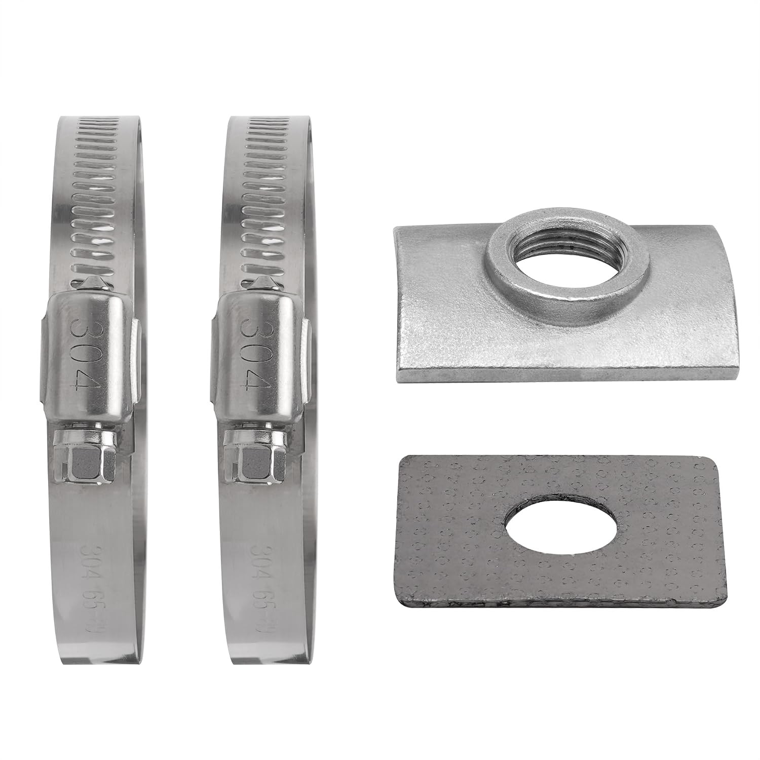 Fuel Injection Oxygen Sensor Bung Kit 60012 with Stainless Steel Band Clamp