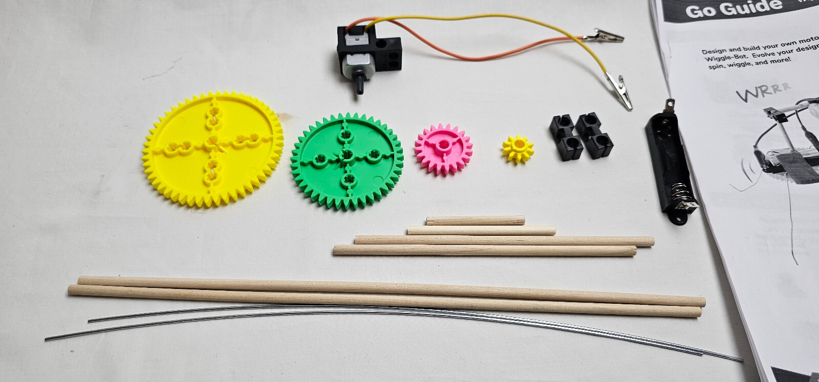 Lot ( 5 )Teacher Geek Wiggle Bot Learning Kids Robot Project Imagination