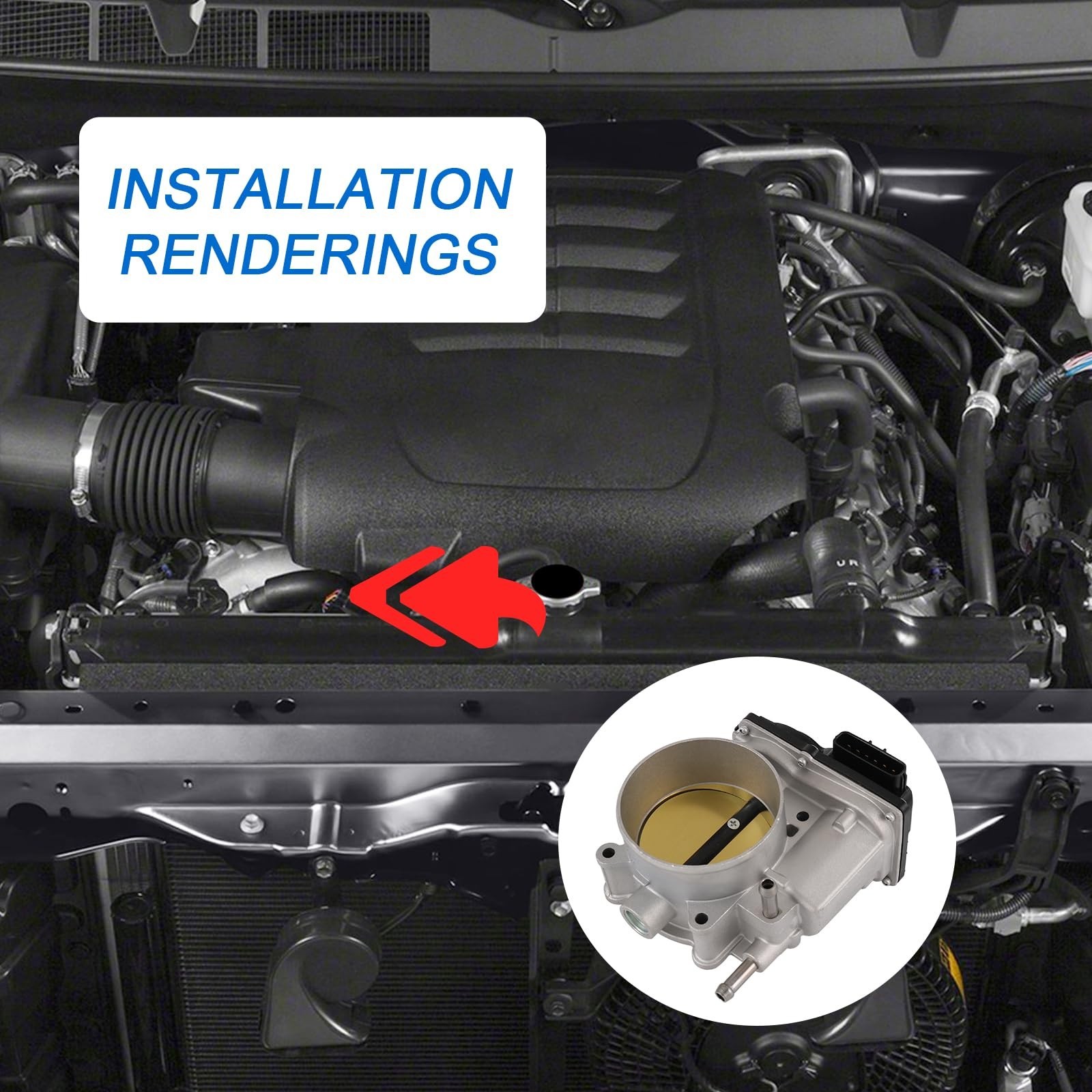 Electronic Throttle Body Compatible with Lexus GX470 LX470 LX570 LX570 Toyota…