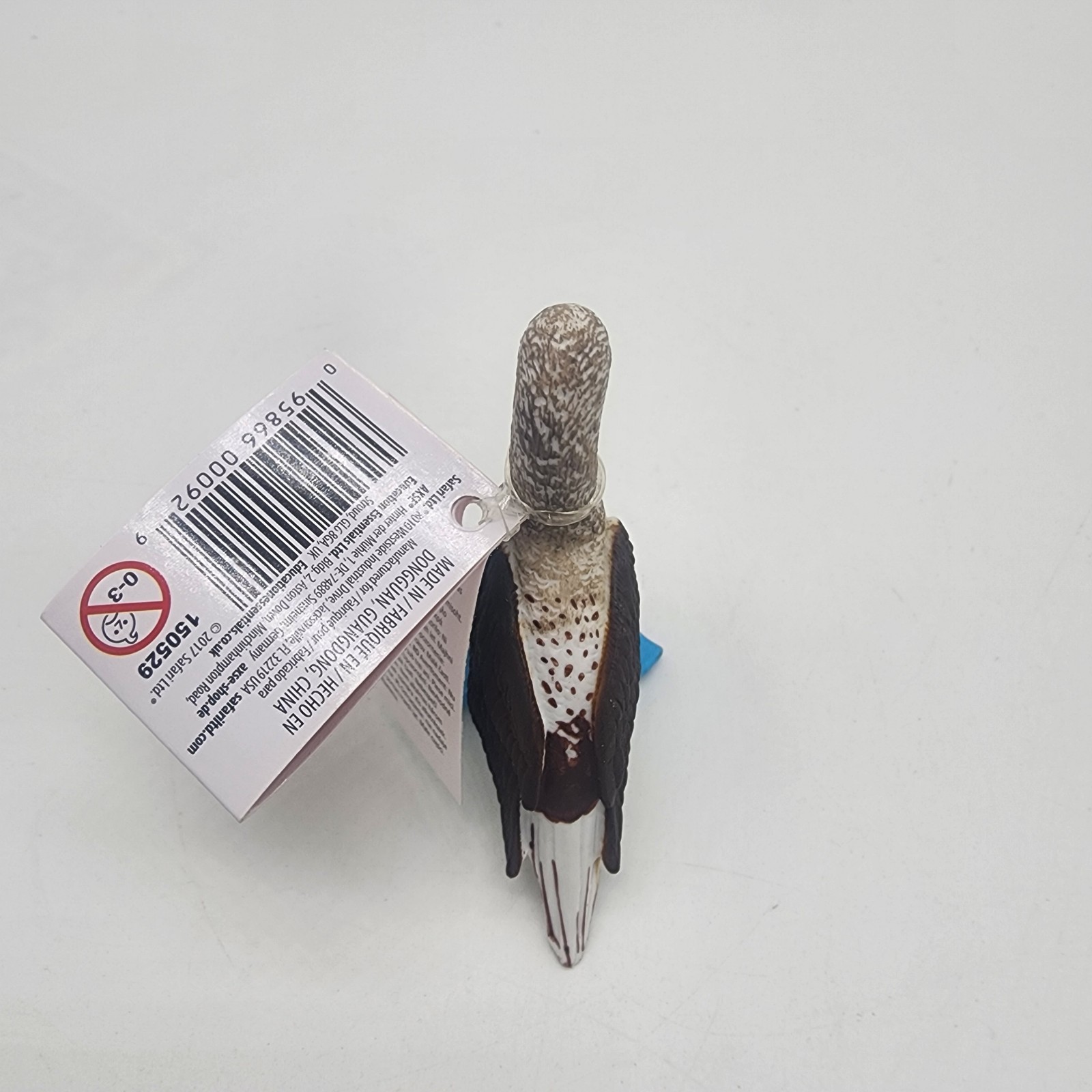 Blue Footed Booby, Bird, Very Realistic Rubber Model, Hand Painted Figurine 3″