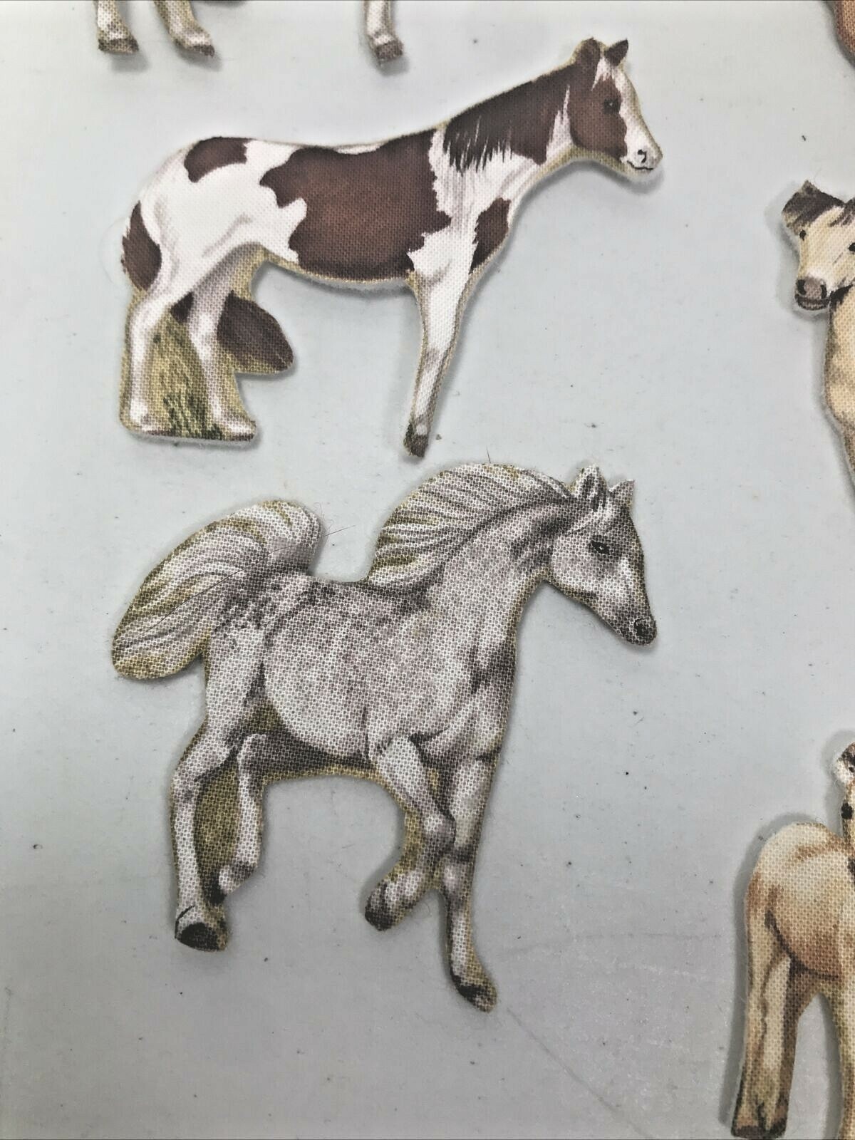 Horse Pony Felt Flannel Pellon Pieces For Storyboard Education Lot Of 6