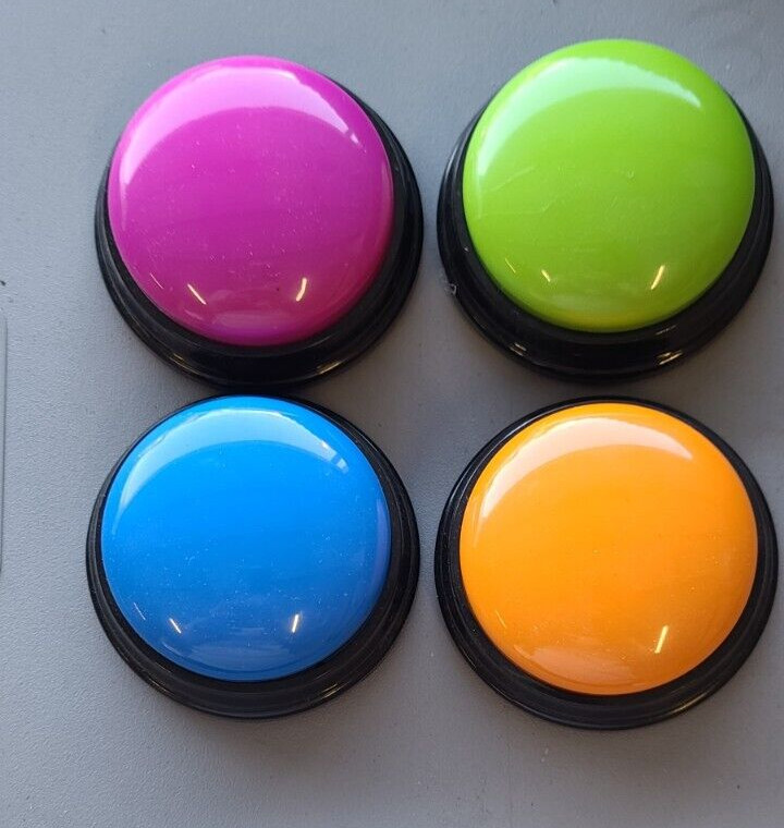 Learning Resources Sounds Answer Buzzers Multi Colored Sound Ages 3+, All Work