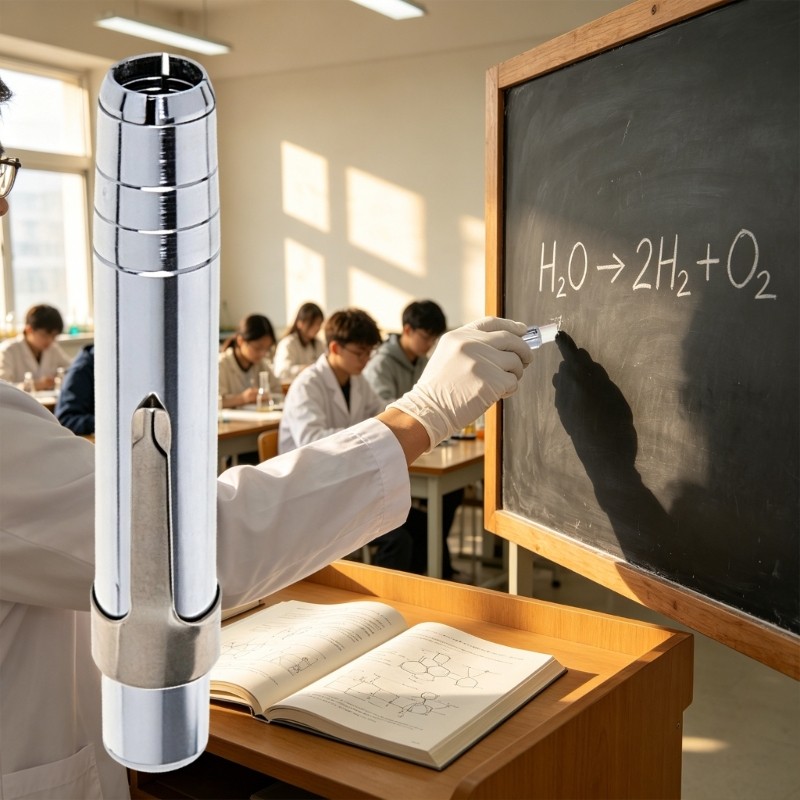 Press Type Metal Pencil Lengthener With Ergonomic Grip For 9-10MM Diameter Pen