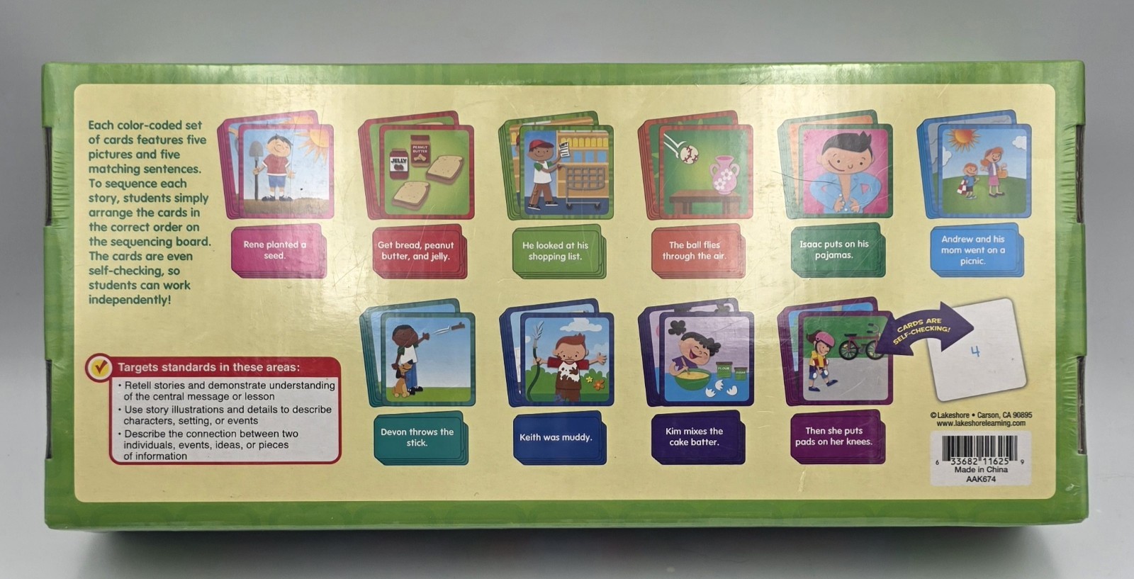 Lakeshore WHAT’S THE ORDER? Sequencing Kit (Brand New | NIB | Factory Sealed)