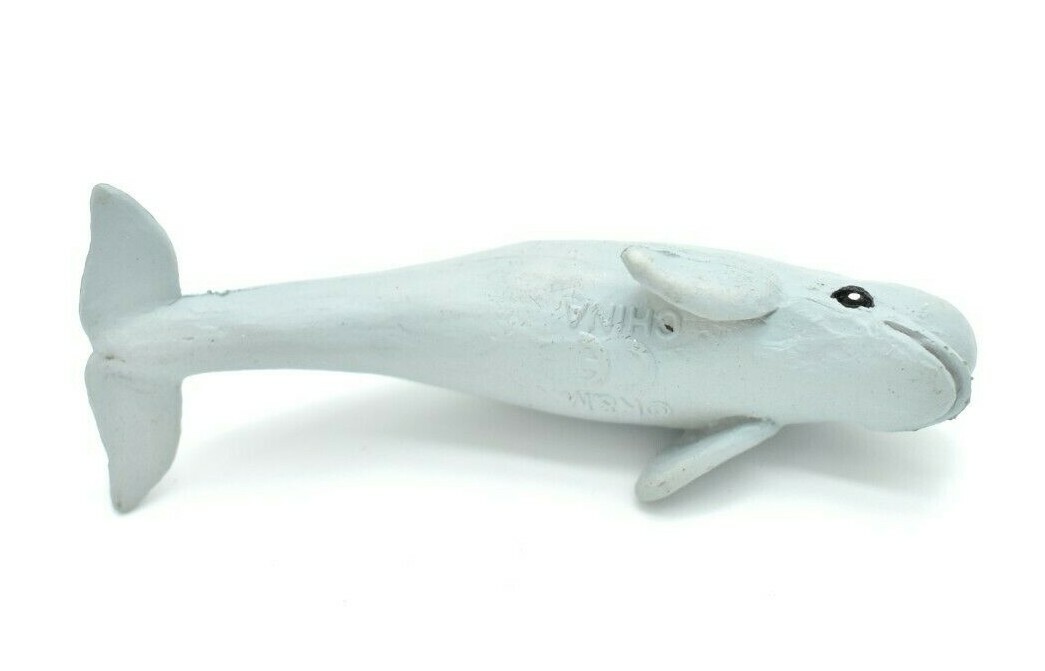 Beluga Whale Plastic Replica 3Long ~ F3903-B9