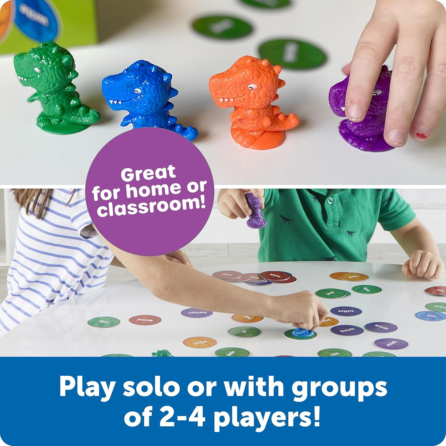 Sight Word Stomp! – Alphabet Toys, Phonics Flash Cards, Classroom Board Games, A