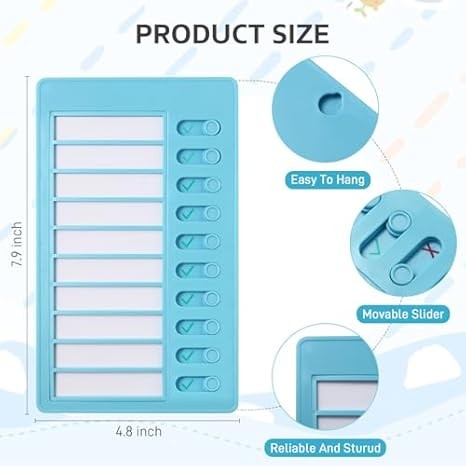 Aleric Kids Chore Chart Set – Visual Routine & Task Planner for All Ages