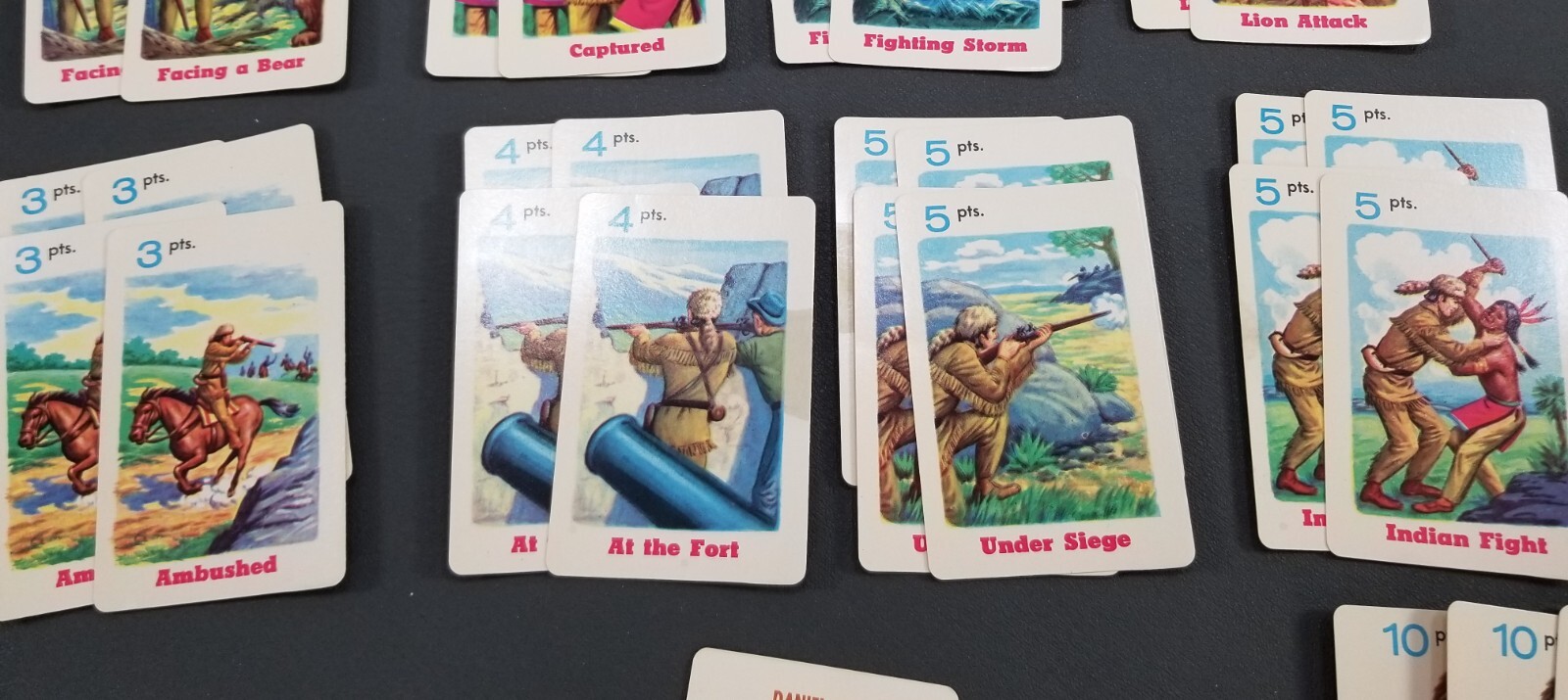 TG Ed-U-Cards 1965 Daniel Boone Educational Card Game made in USA