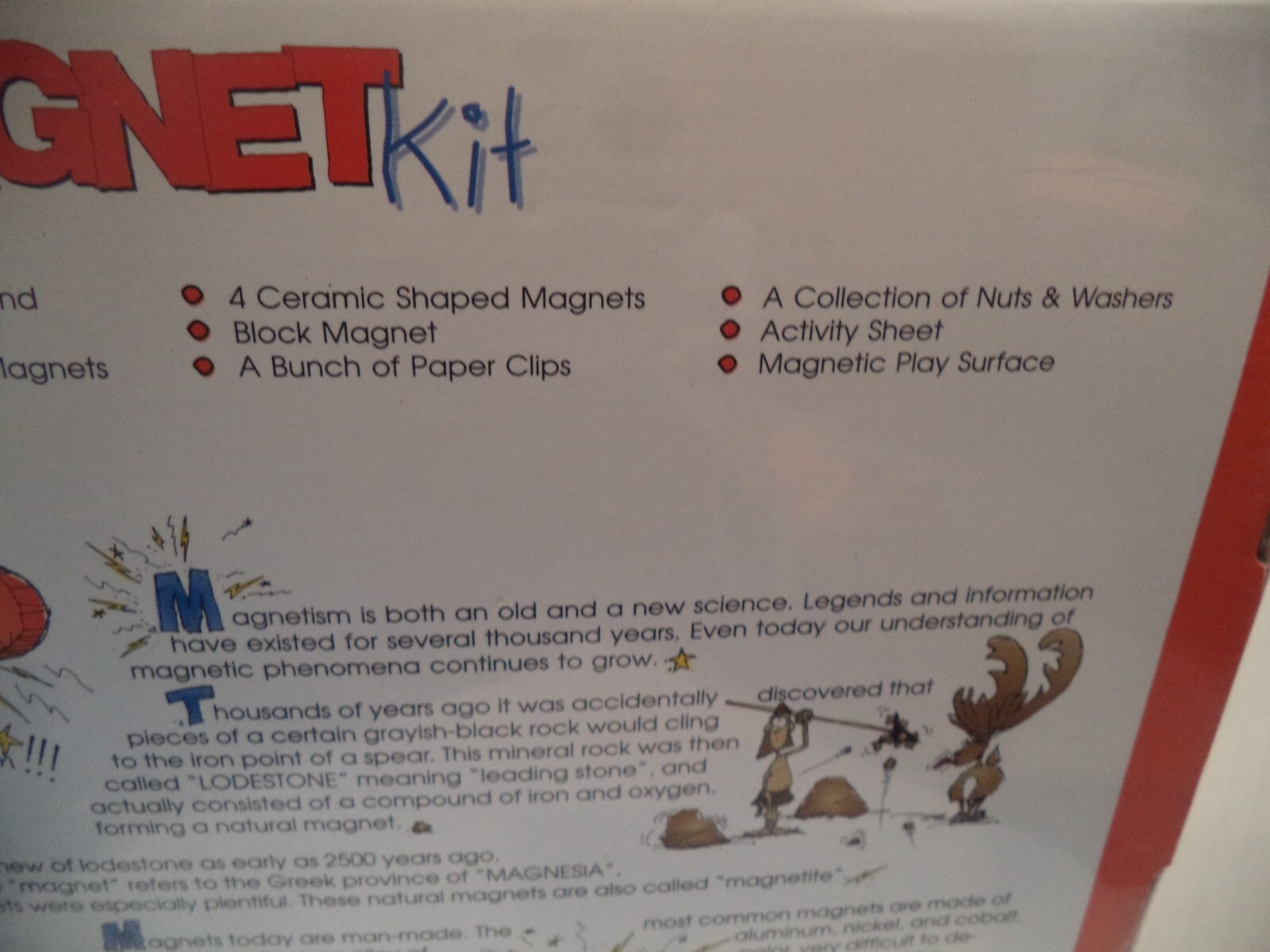 Vintage Dowling Magnets Very First Magnet Kit Great For Homeschool Science 1993
