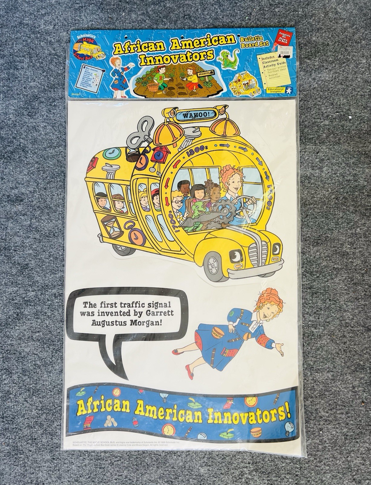 Magic School Bus 1999 Classroom Bulletin Board Set African American Innovators