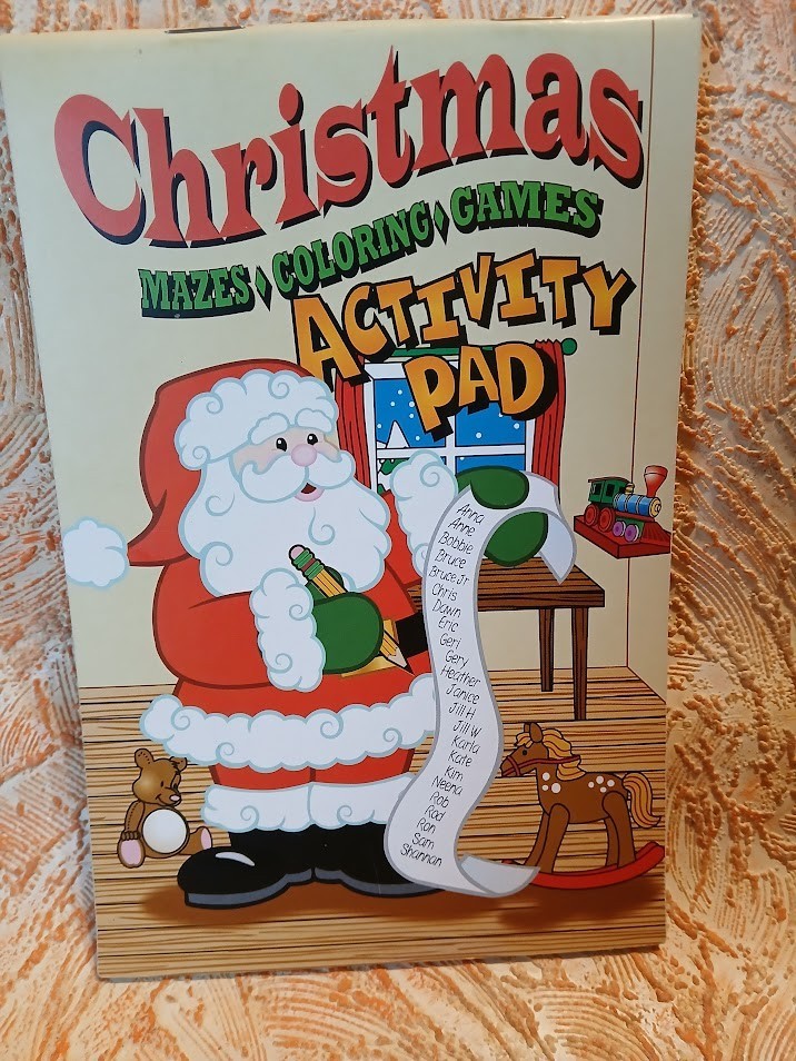 Oriental Trading Co. Christmas Activity Pad Mazes Coloring Games Find Words New