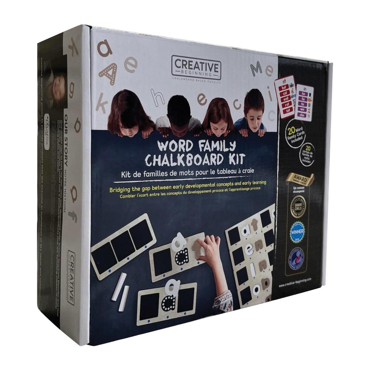 Creative Beginning Word Family Chalkboard-Based Kit