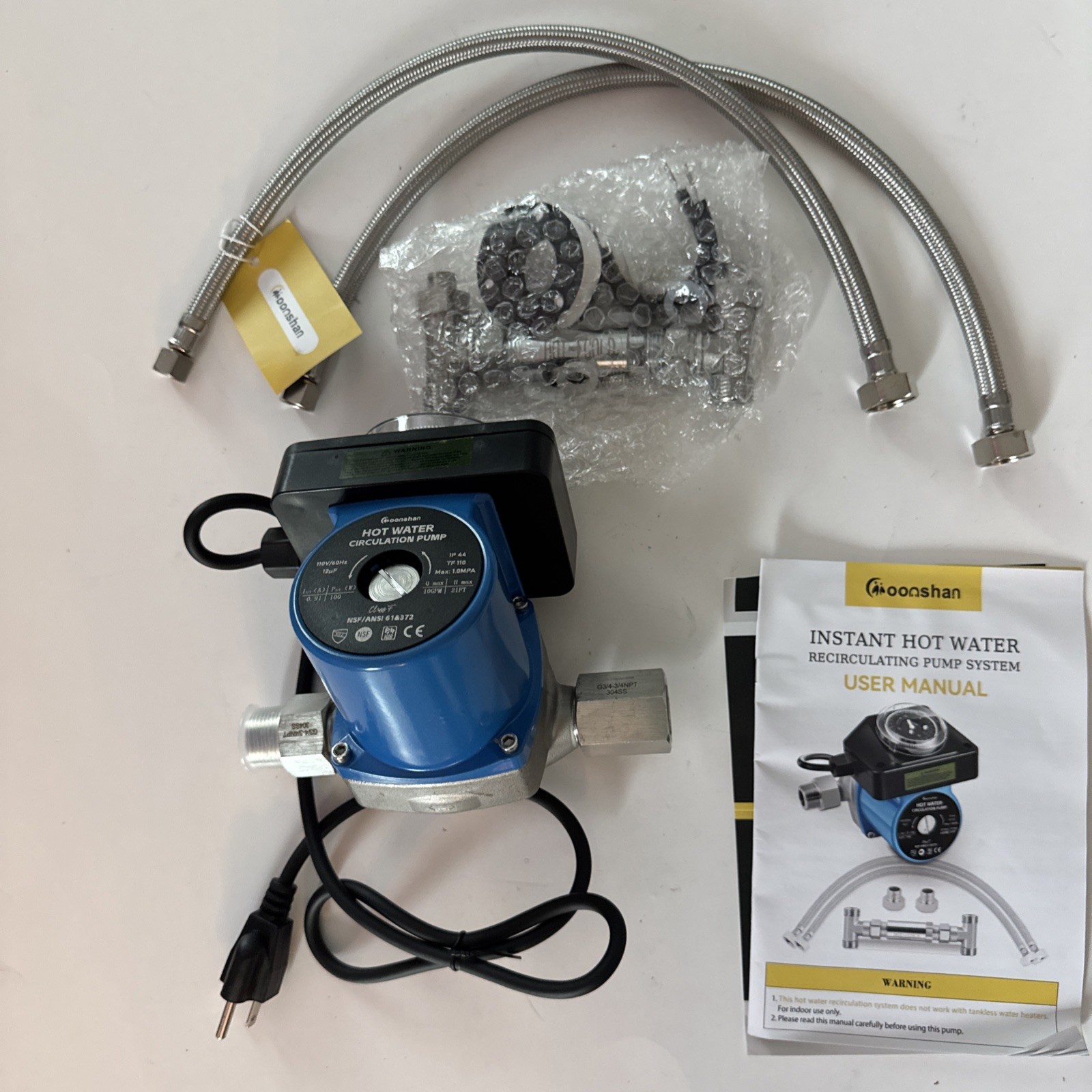 Instant Hot Water Recirculating Pump with Sensor Valve – NEW
