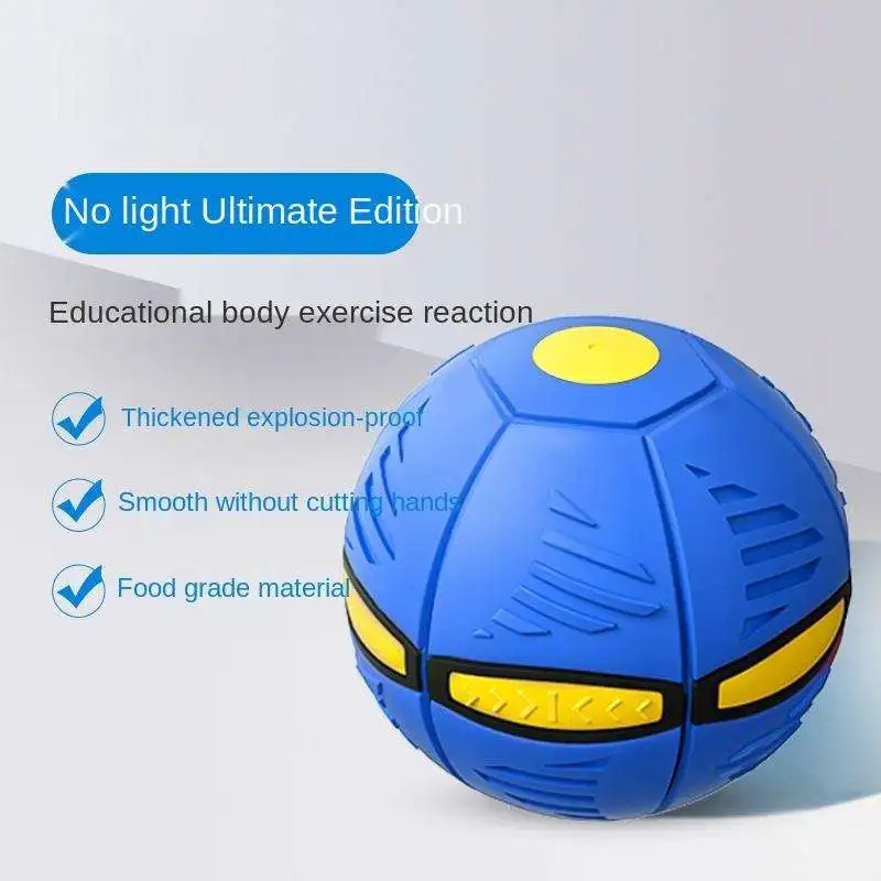 Flying Saucer Ball Toy Magic Deformation Disc Outdoor Kids Parent Game