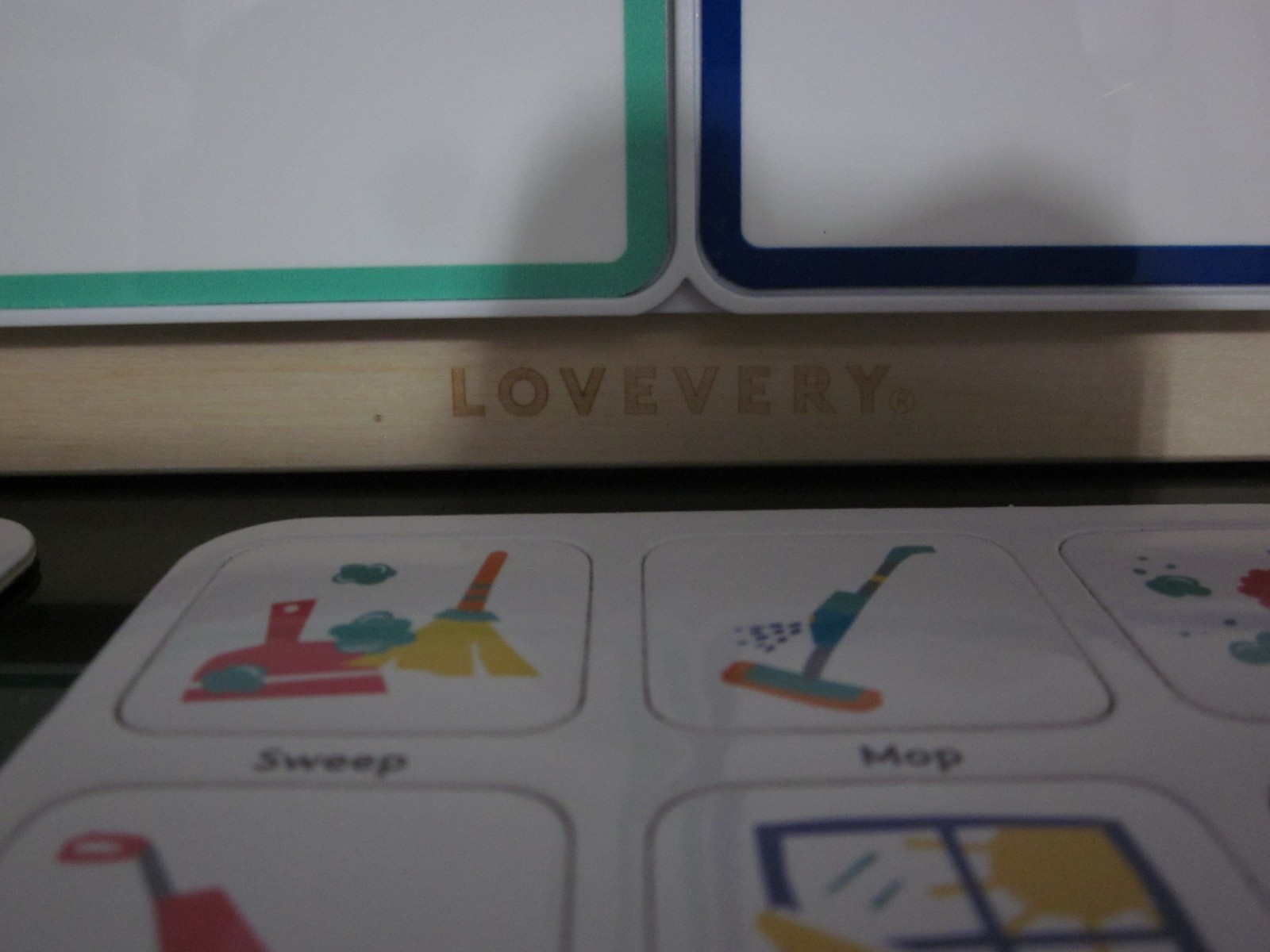 Lovevery Daily Helper Magnetic Chore Wooden Board Chart From Connector Kit (b)