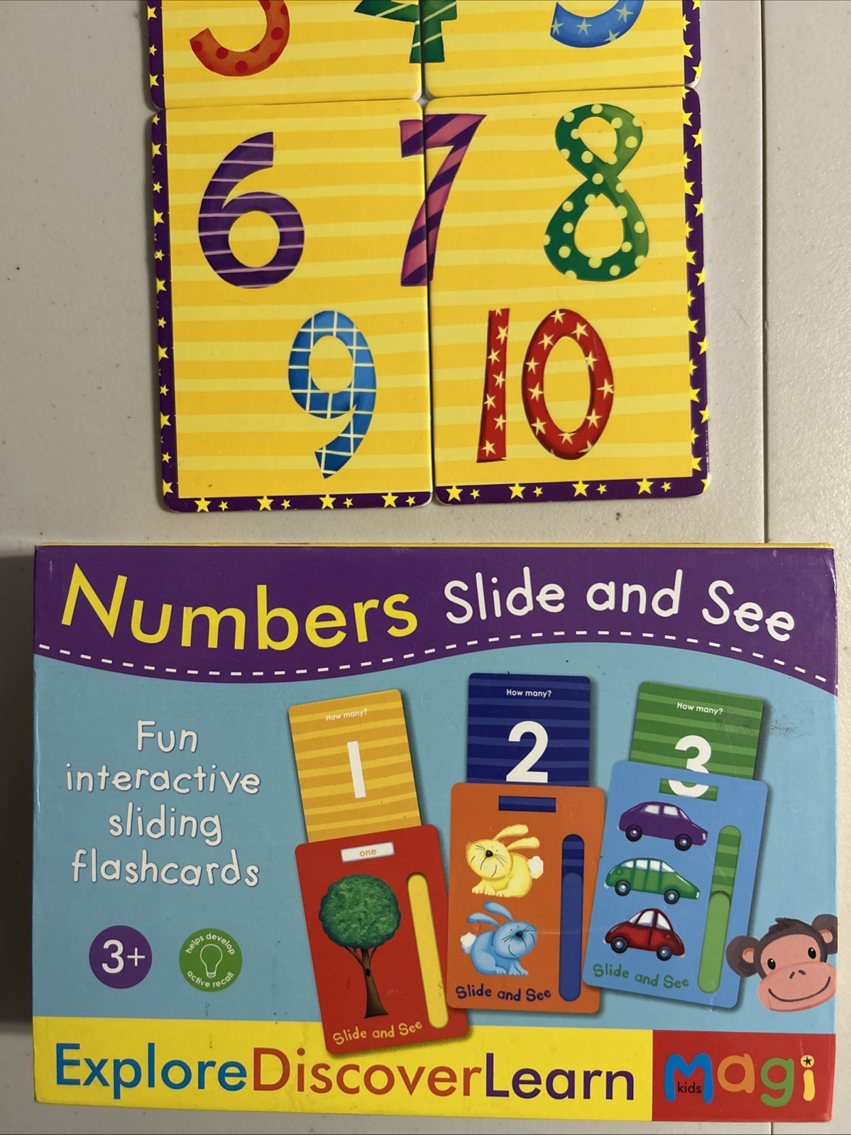 Educational Numbers Slide and See – Explore, Discover, Learn (USED) Ages 3+
