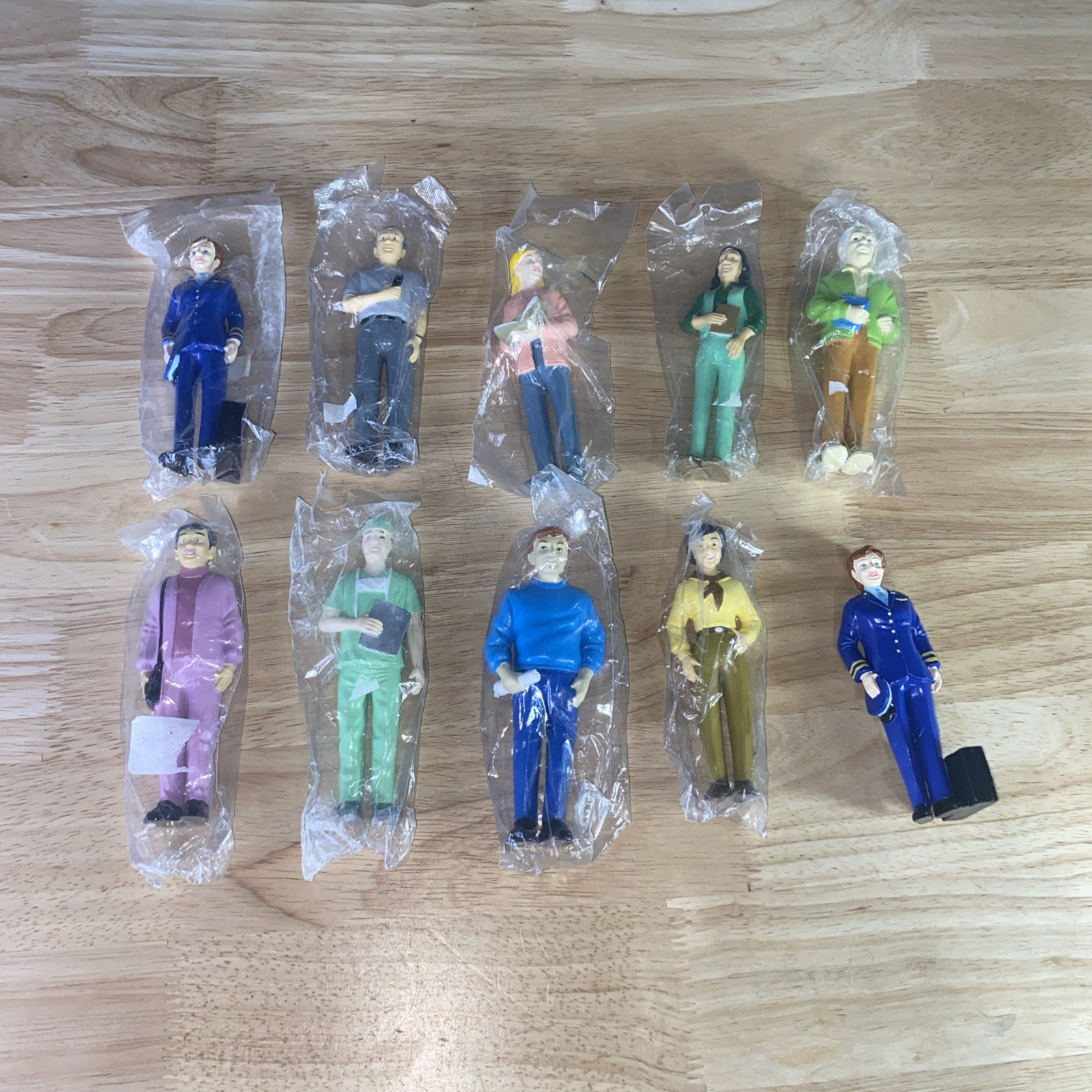 10 Lakeshore Learning PVC Figures Professions