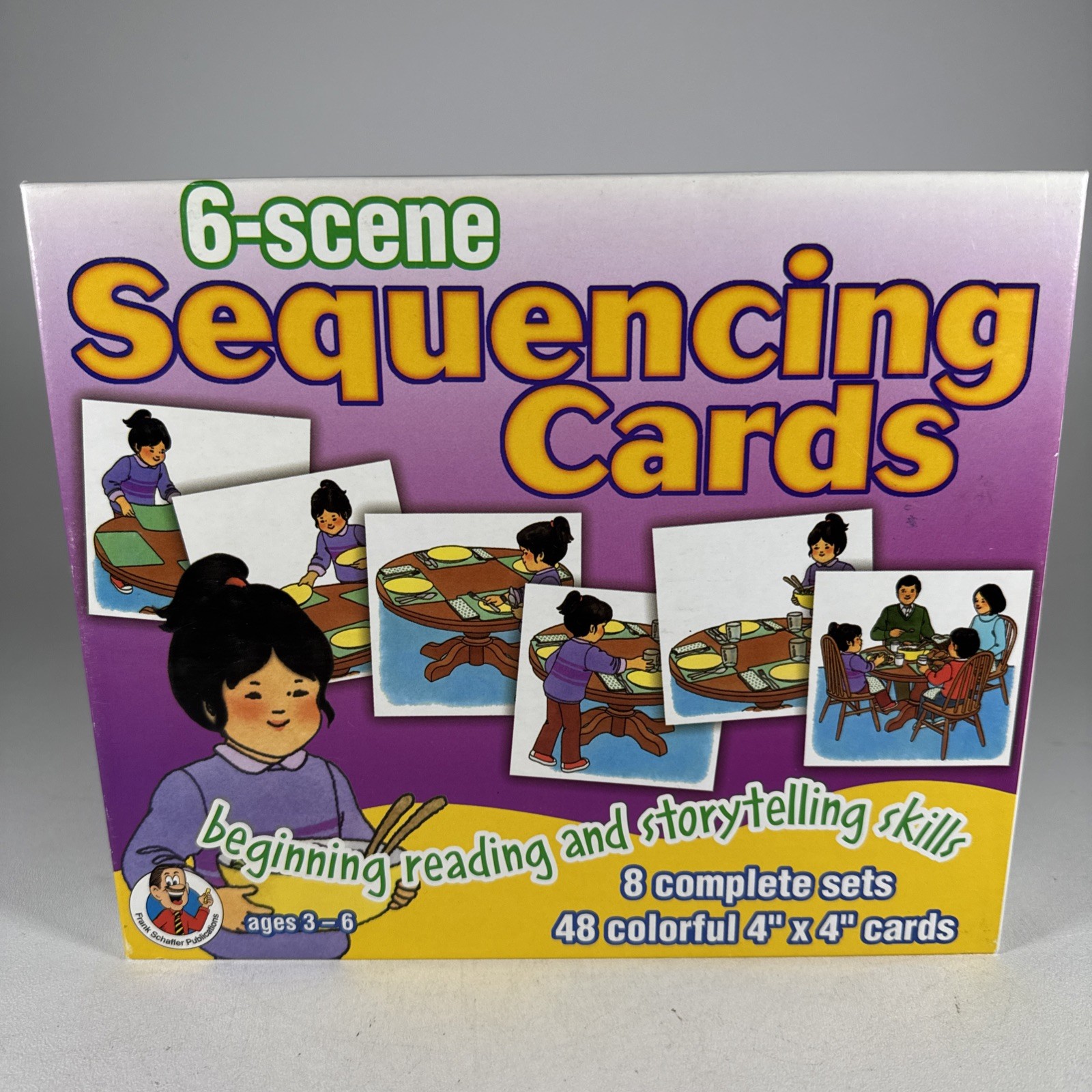 Educational 6-Scene Sequencing Cards ~ Kids Learning Game Cards-Complete