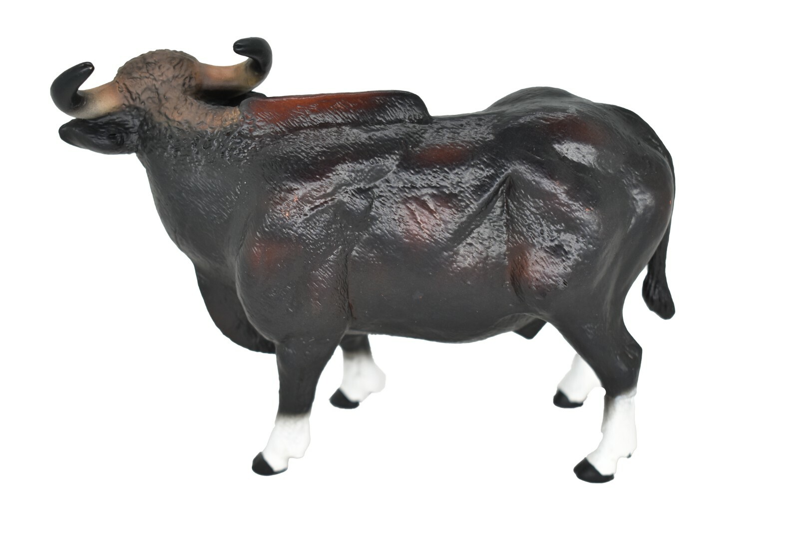Gaur Bull Realistic Toy Model Plastic Replica Animal, Kids Gift 5.5″ M117