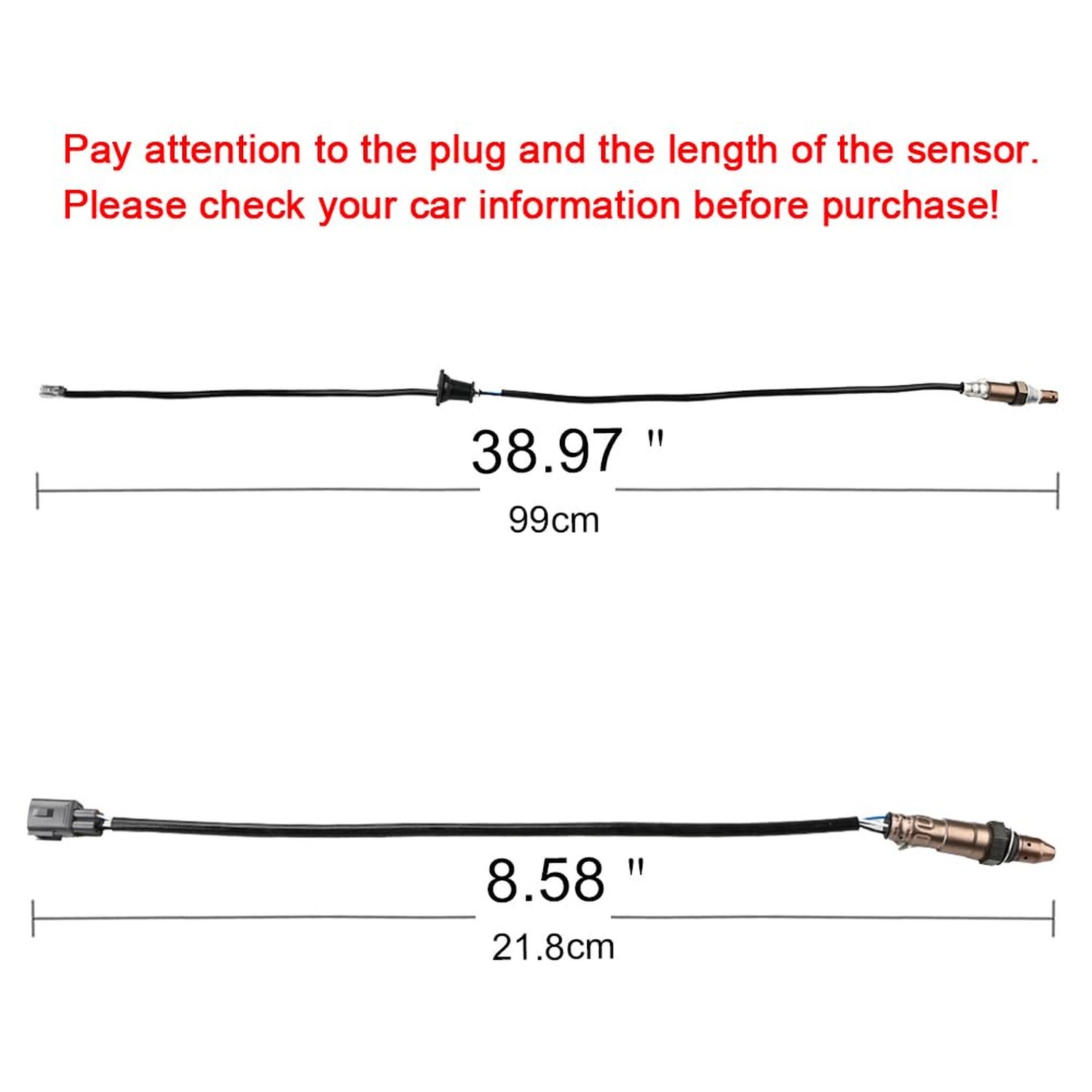 JDMON 2PCS O2 Oxygen Sensor Upstream & Downstream Replacement for Toyota Coro…