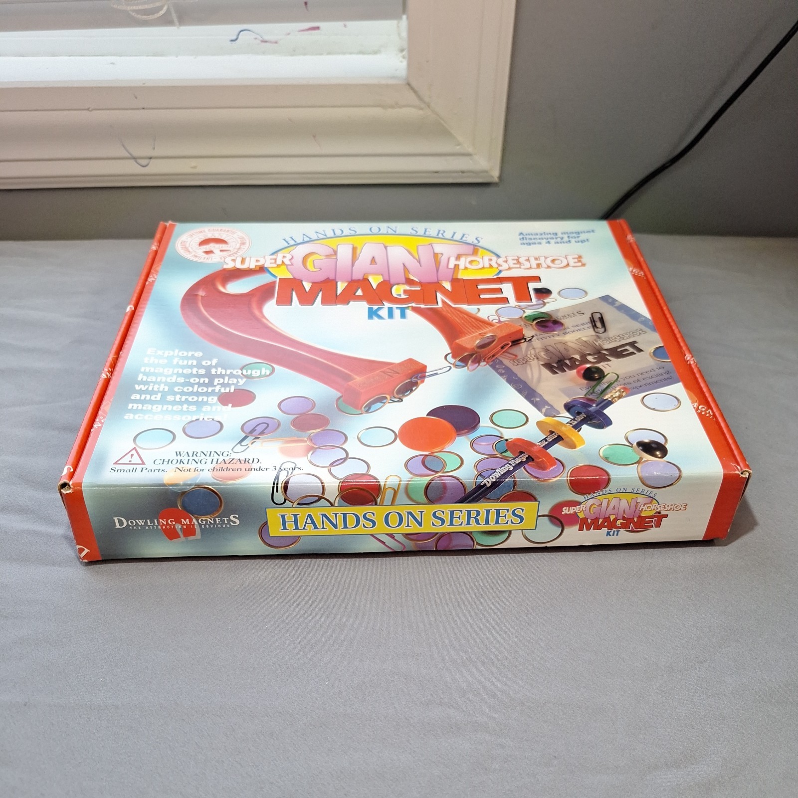 Vintage Giant Horseshoe Magnet by Dowling Magnets W/ Box