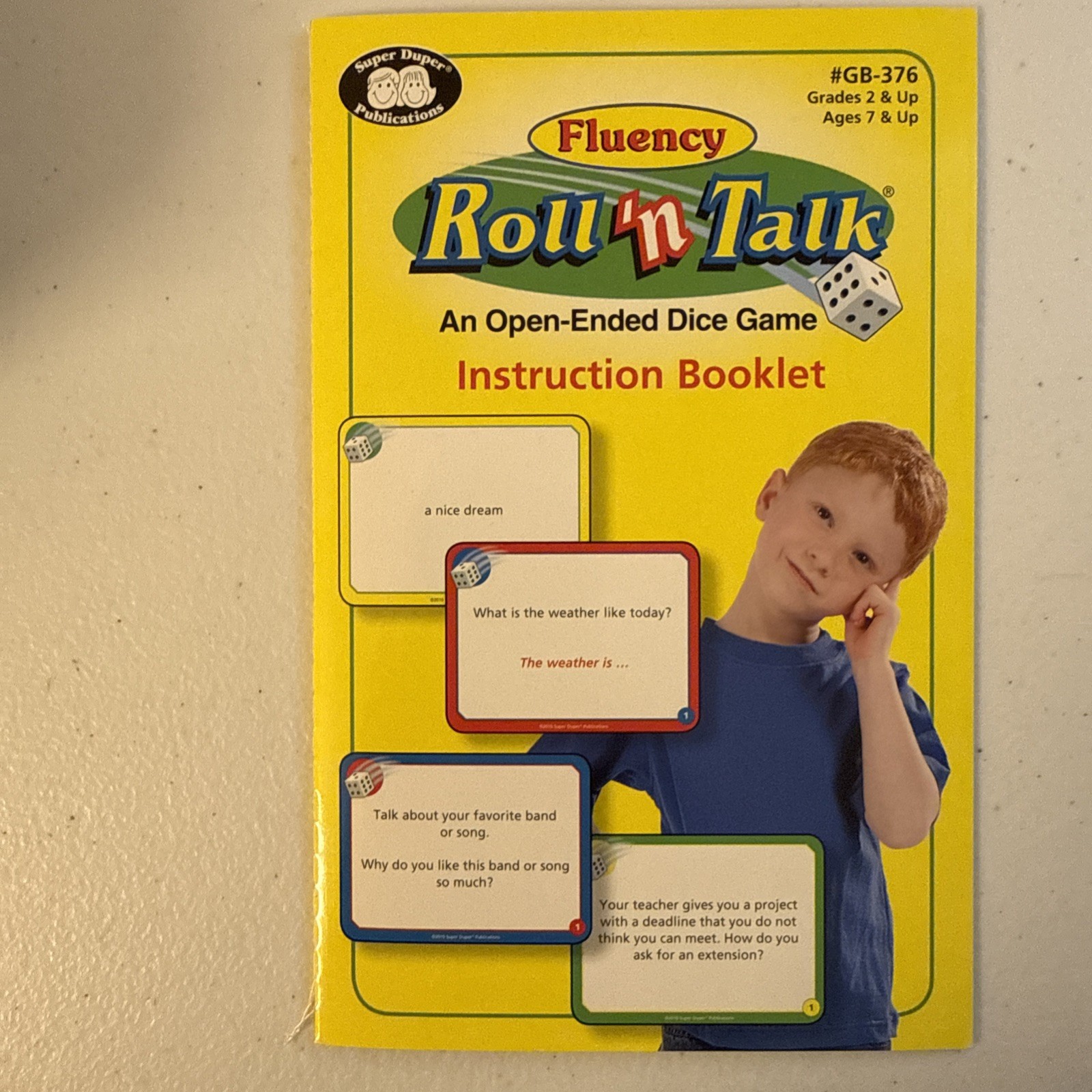 Fluency Roll ‘n Talk-An Open Ended Dice Game