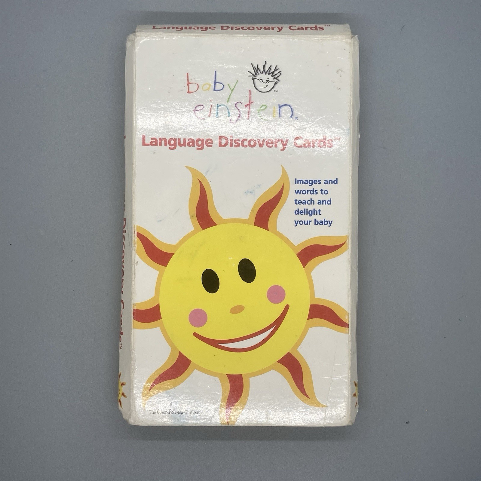 Baby Einstein Language Discovery Cards Educational Words Babies 1999 Missing (1)