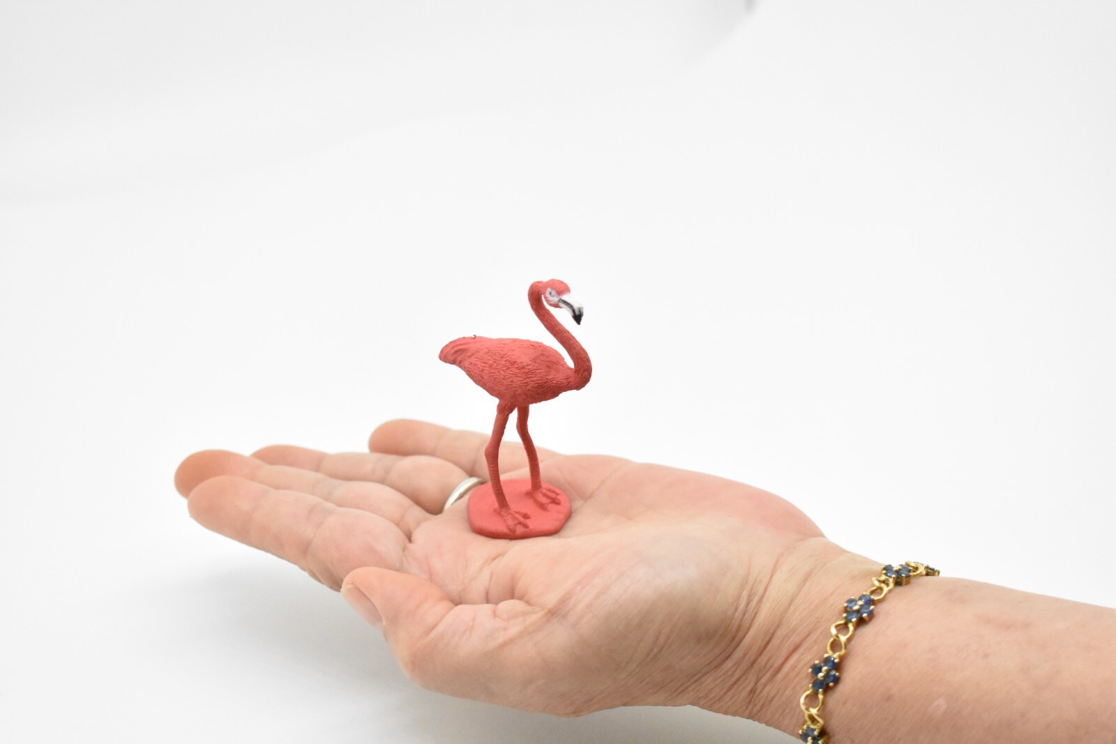 Flamingo, Bird Toy Very Nice Plastic Model 2 1/2″ F3017 B109