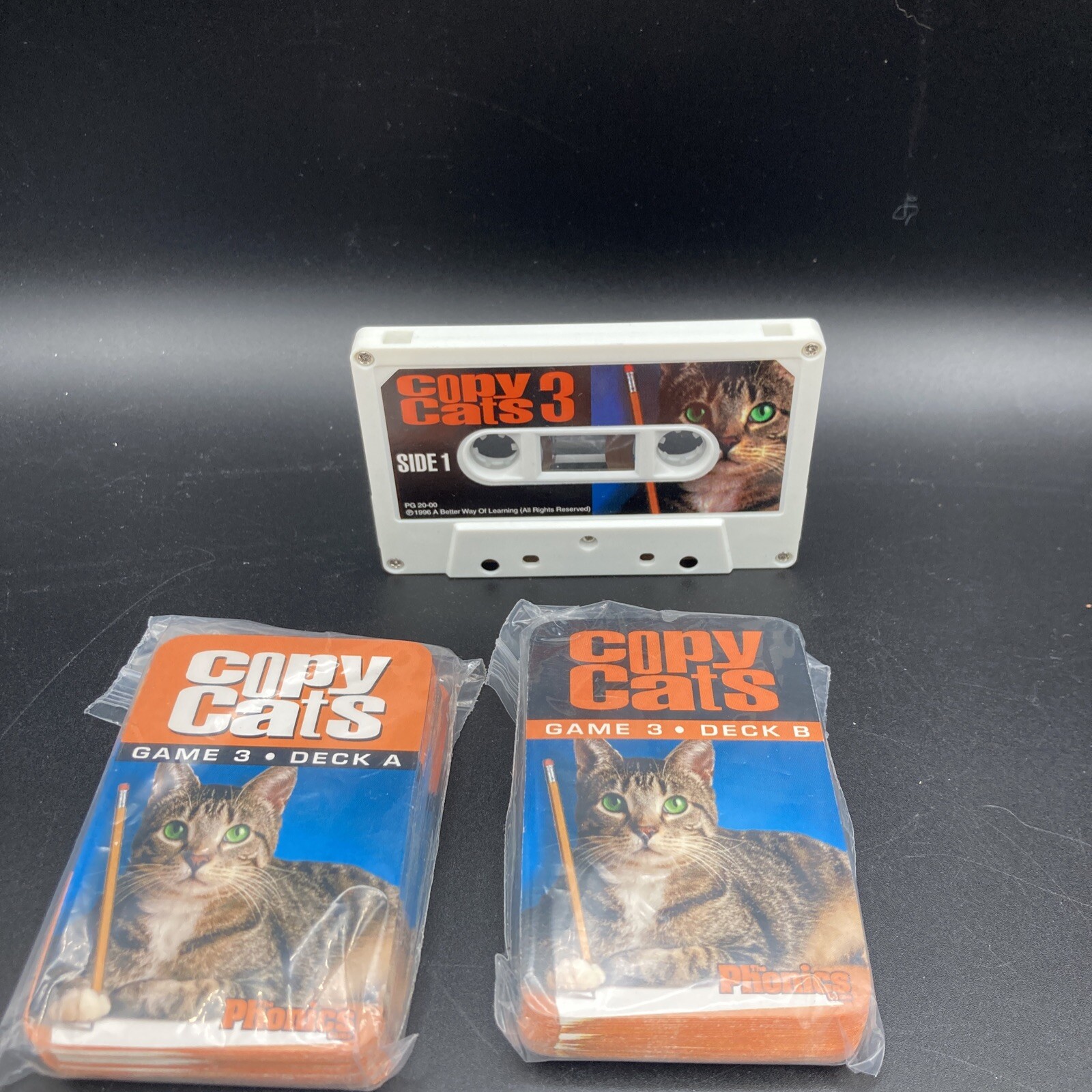 The Phonics Game Replacement Cards and Cassette Game 3 Copy Cats