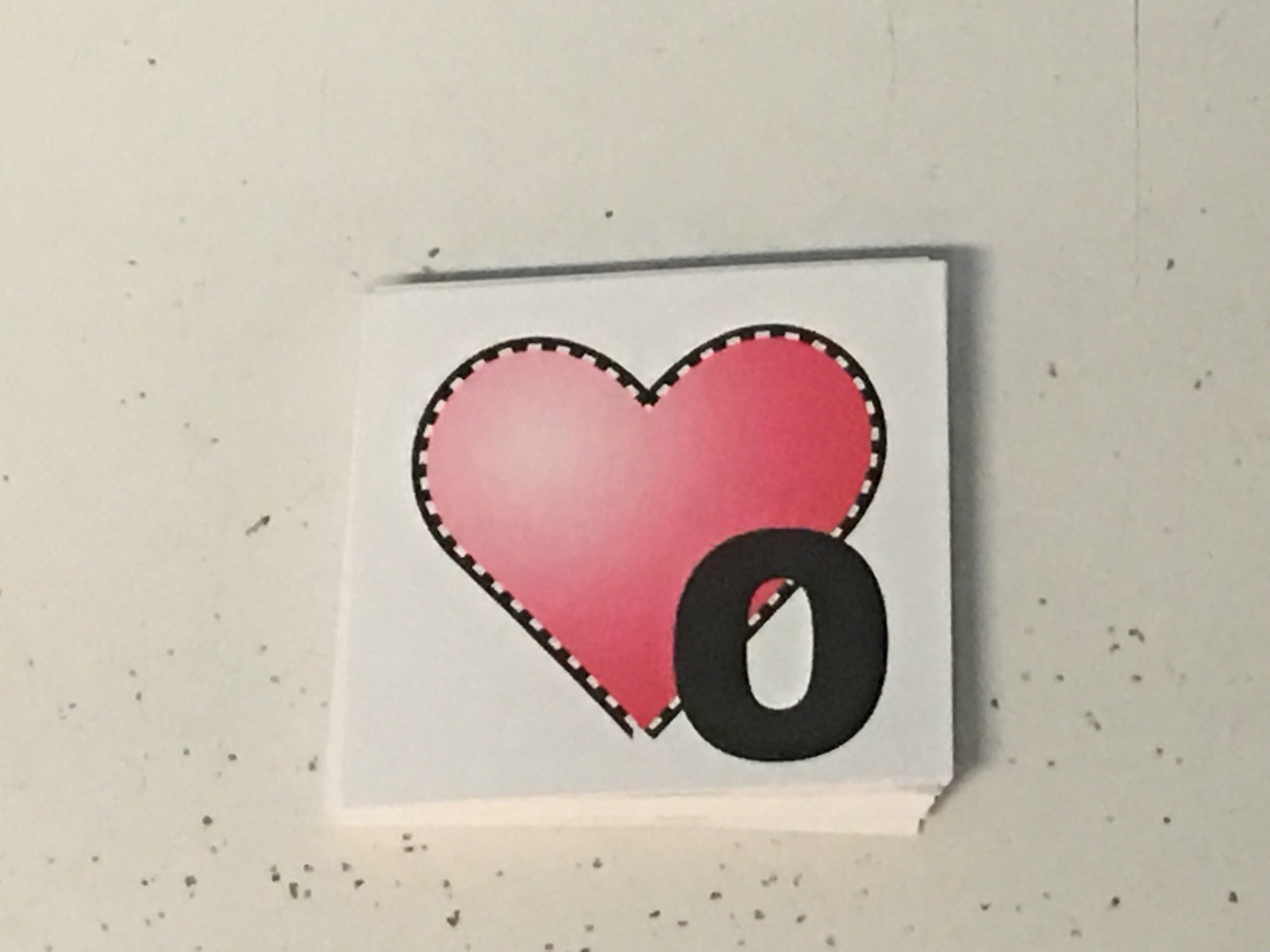 Heart Theme – 31 Laminated Calendar Squares + Blank Cards