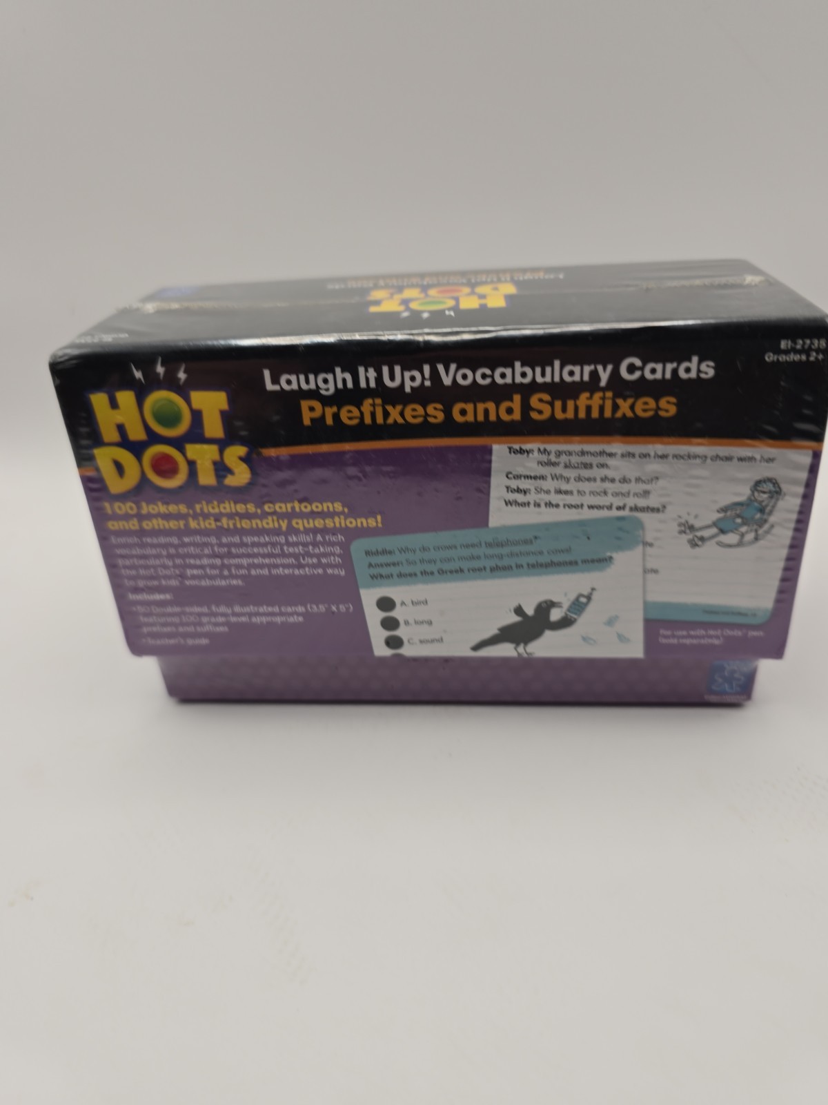 Hot Dots Word Families Phonics Flash Cards 72 Activities Homeschool Grades K-1