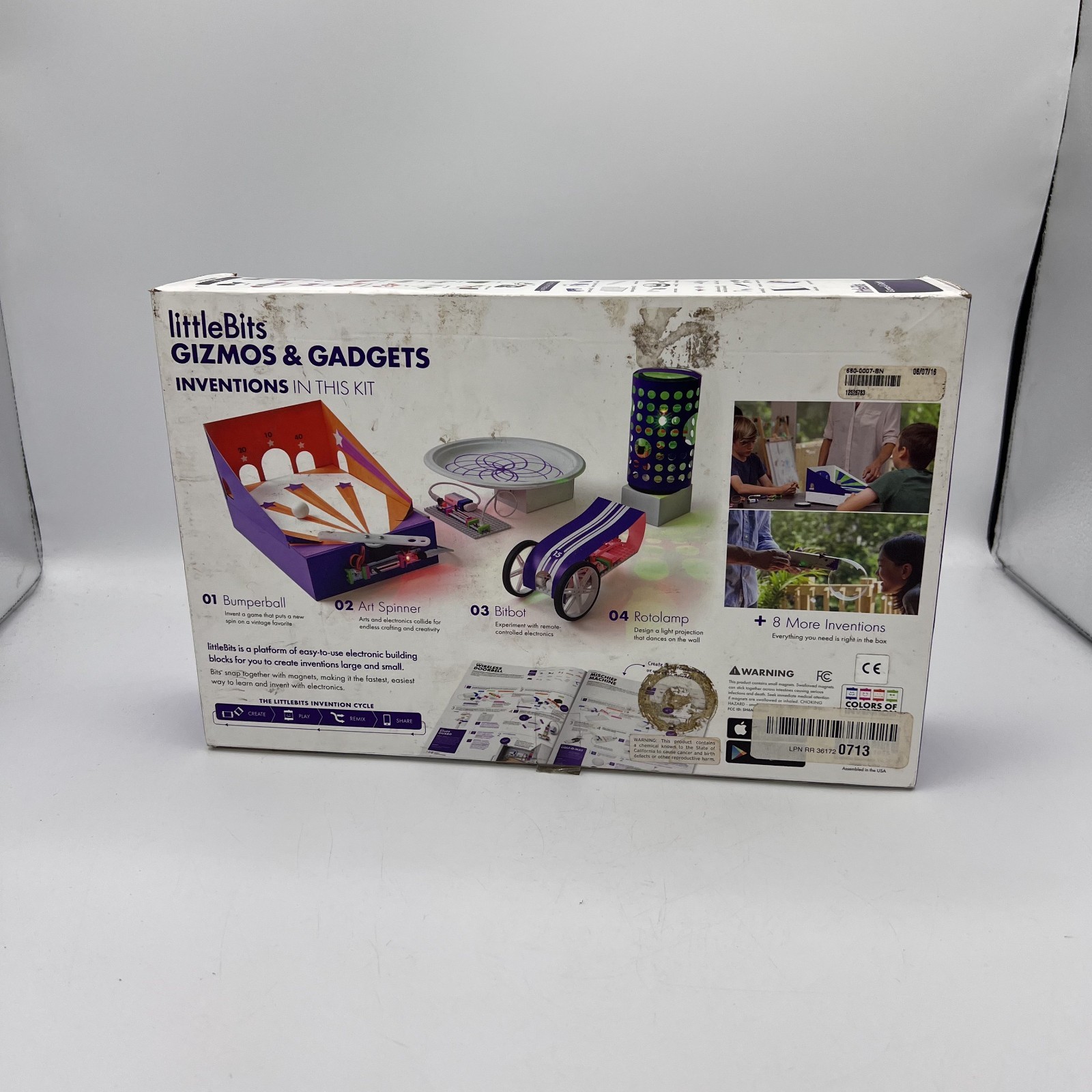 Little Bits Gizmos & Gadgets Kit, STEM – Electronic Bitbot Makers Toy