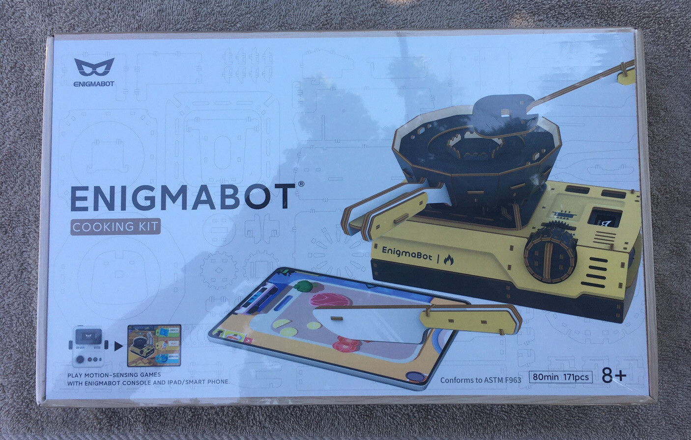 Enigmabot Toy Kitchen Educational Games Cooking Kit Video Game STEM NEW