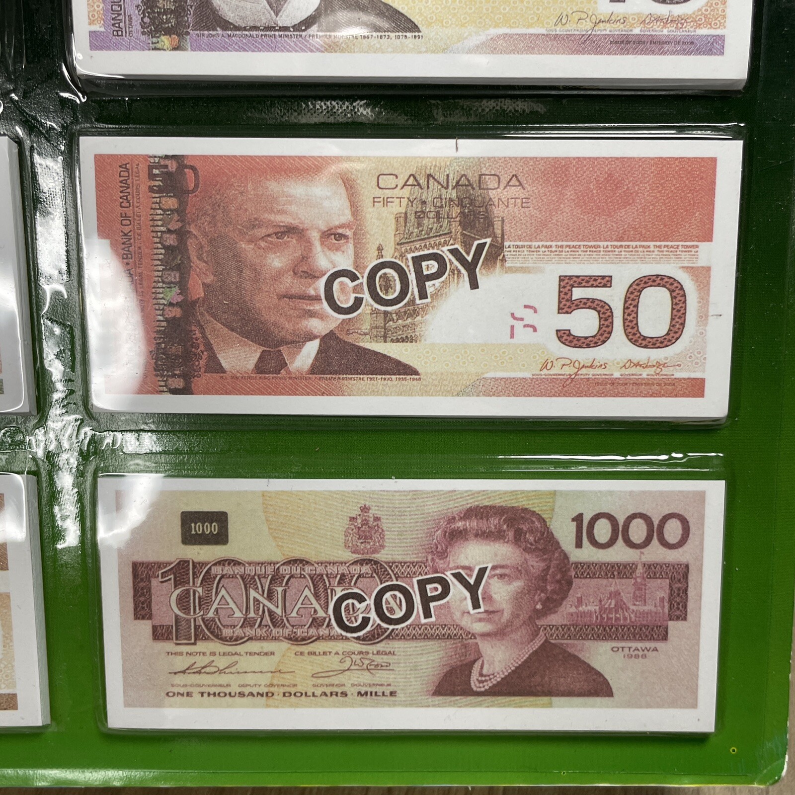 Canadian Play Money 180 Pieces Learn To Count Toy Money