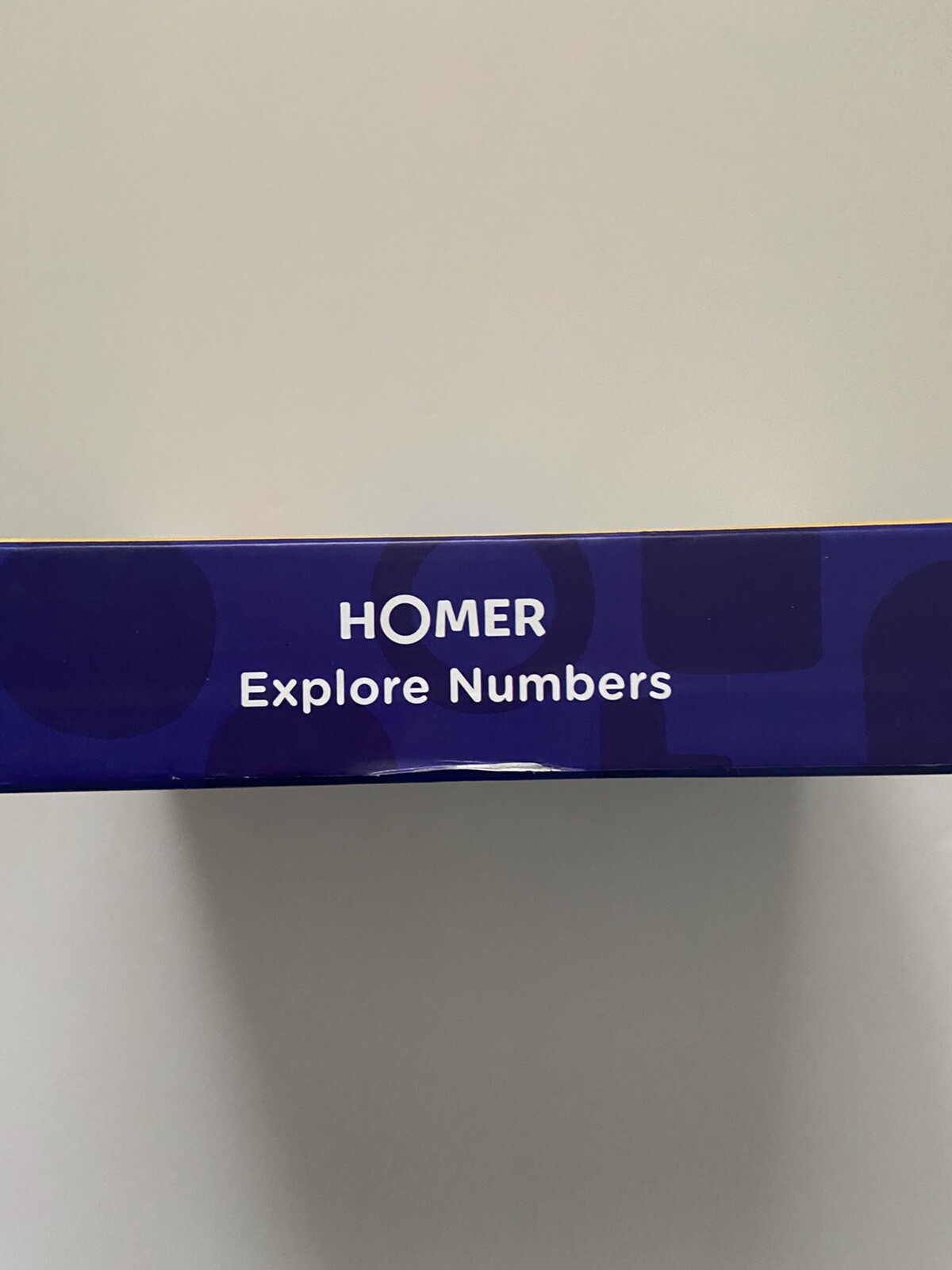 HOMER Explore Numbers Building Skills Through Play – Ages 3+ NEW