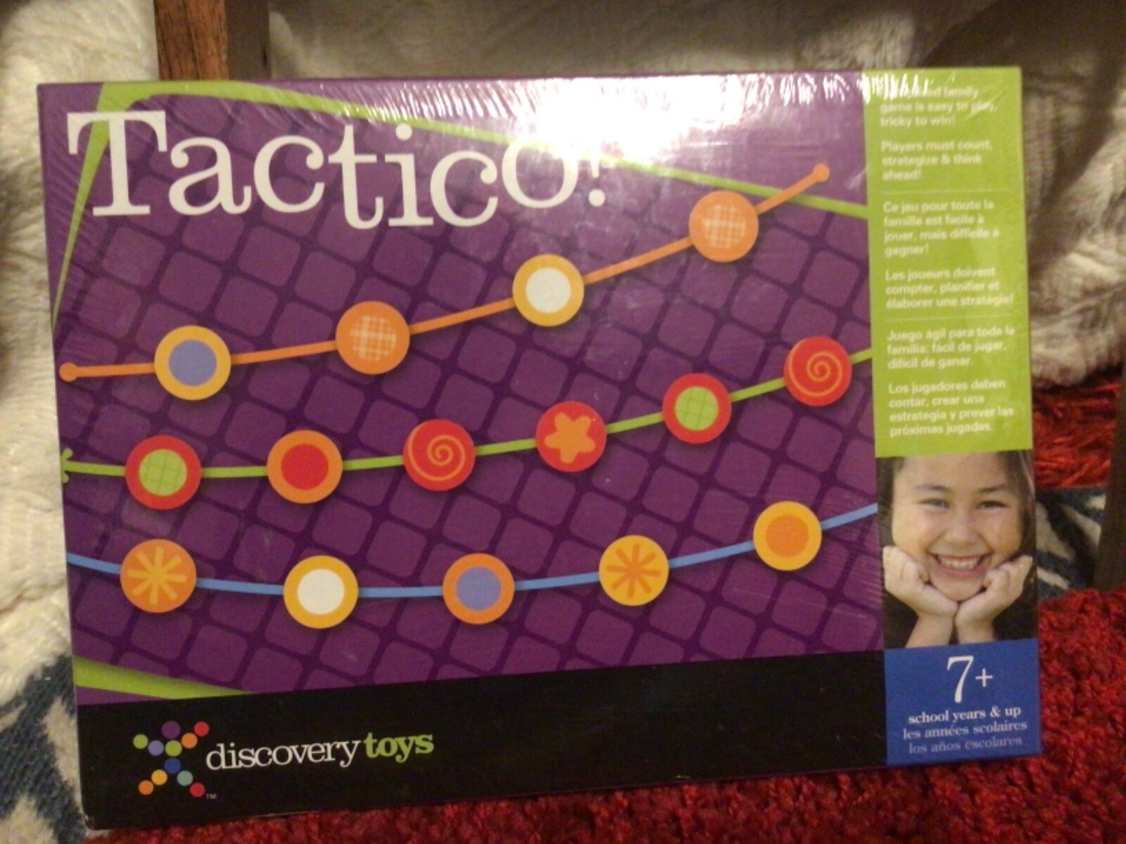 Discovery Toys Tactico Game 7+ Math & Thinking Skills Brand New Sealed