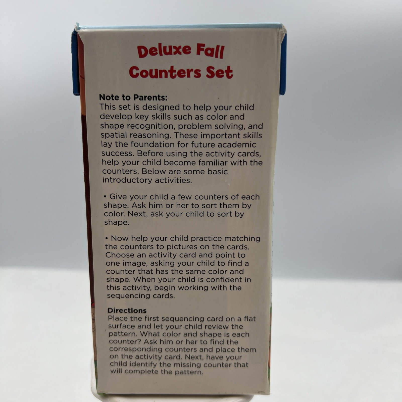 Deluxe Fall Counter Set- With Counter Cards – Scholastic Elementary Primary-READ