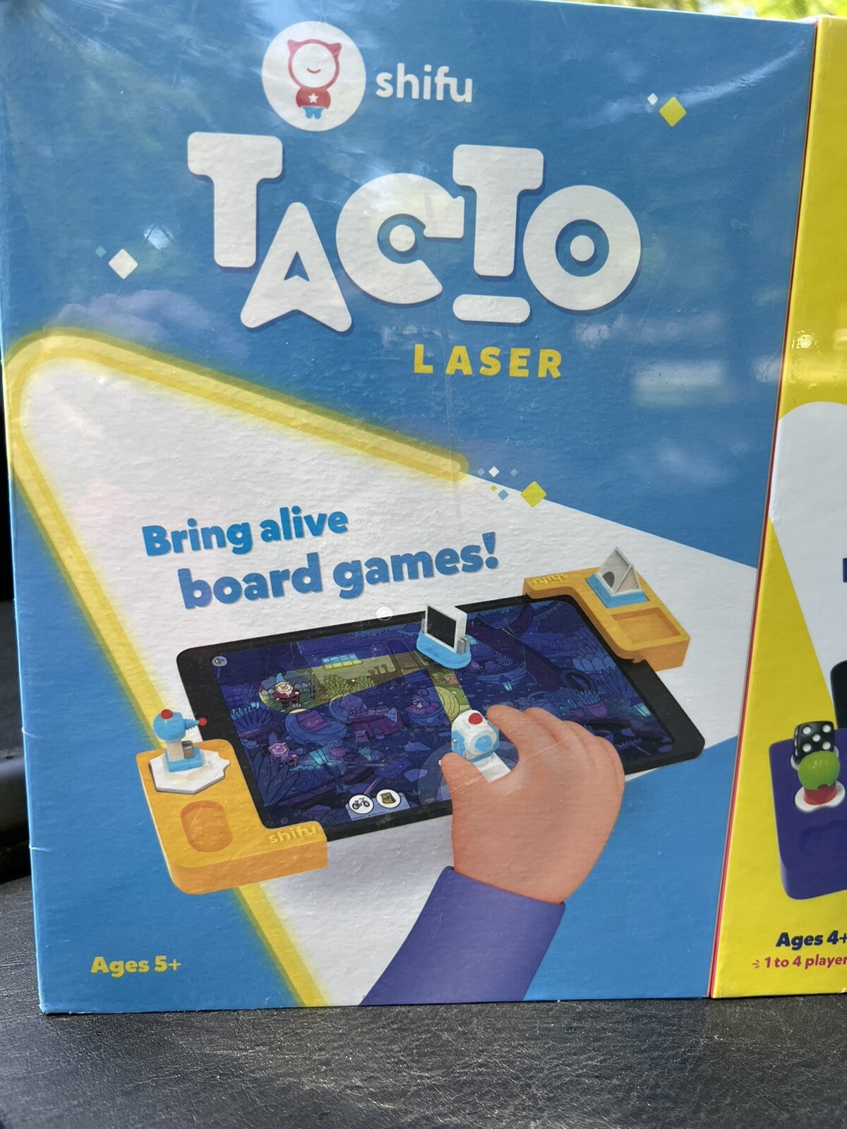 Shifu TacTo 2-in-1 combo Laser+Classics Board Games – Tablet Not Included Sealed