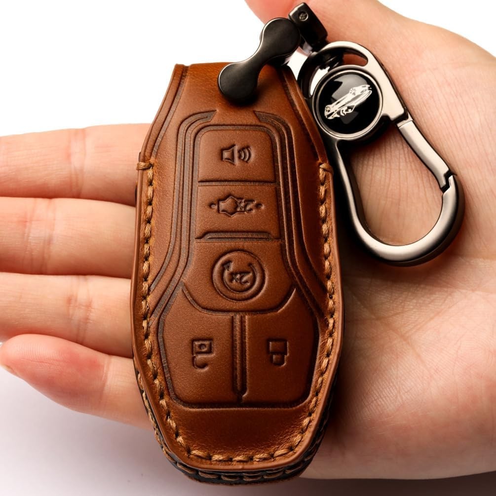 Key Fob Cover Compatible with Ford Fusion F-150 Edge Explorer Mustang Lincoln…