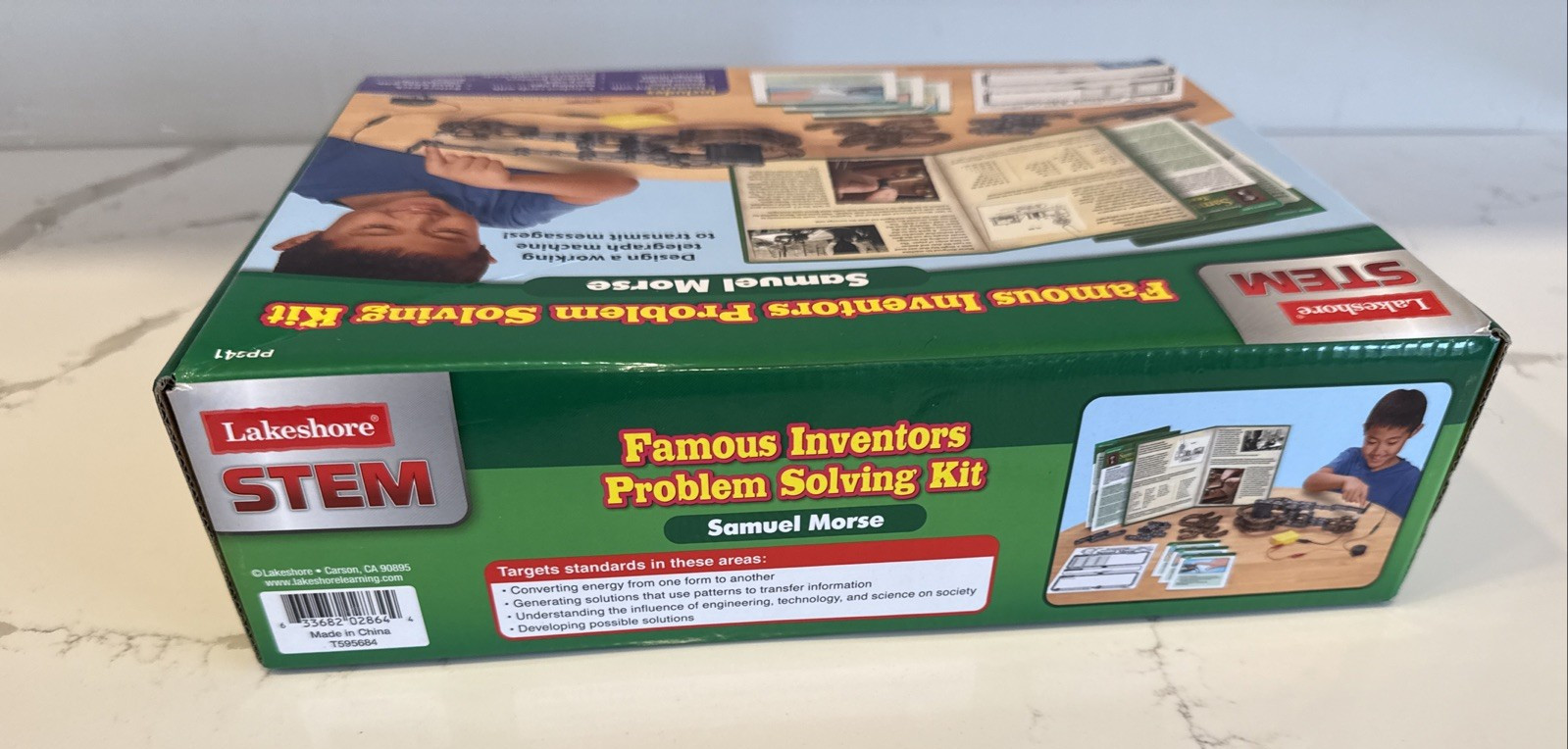 Lakeshore STEM Famous Inventors Problem Solving Kit Samuel Morse READ