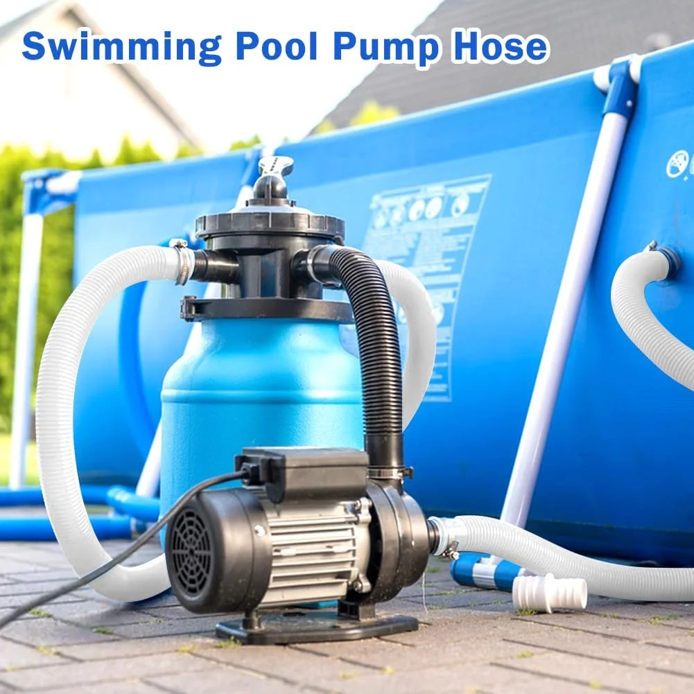 Pool Hoses for Above Ground Pools, 4 Pack 1.25 x 59 Inch Pool Filter Pump Hoses,