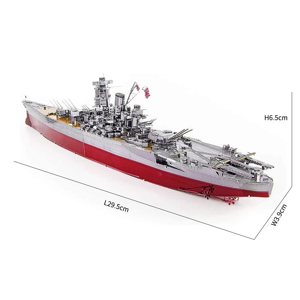 3D Metal Puzzle Battleship Model Building Kits Boat Teens Brain Teaser Gift
